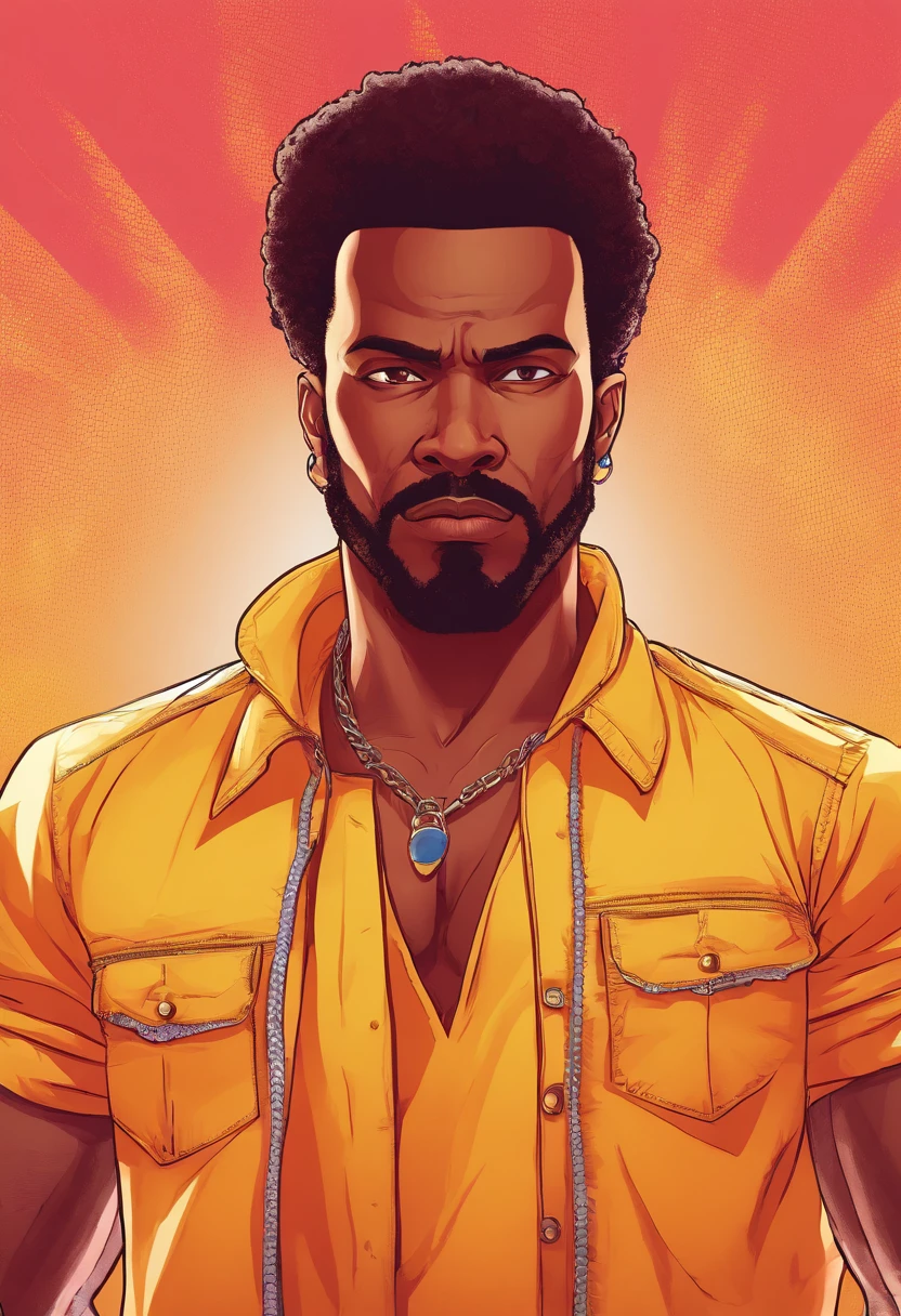 Pretty handsome Afro-latino, detailed face, best quality, high quality, skin indentation, skin pores, textured skin, analog, film grain, detailed eyes, perfect mouth, 8k, uhd, 8k uhd, closed mouth, casual clothes, goatee, dark skin, dark skinned Latino