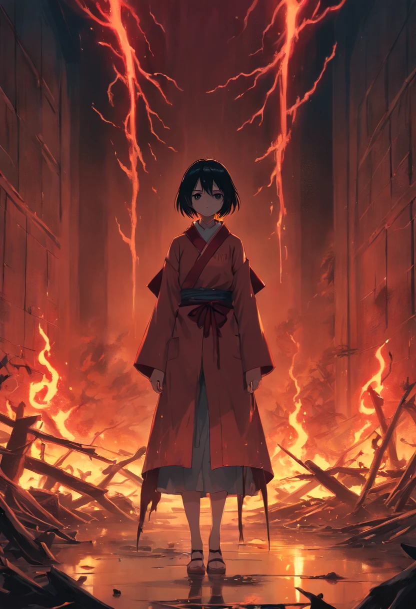 (best quality,highres,masterpiece:1.2),ultra-detailed,(realistic,photorealistic,photo-realistic:1.37),femme surrounded by flames,creepy atmosphere,horror,silent hill,skeletons,adrian ghenie,darkness,fear,dark,detailed,girl with haunting eyes and red lips,fiery inferno,ominous shadows and smoke,twisted and distorted figures,hauntingly beautiful landscape,ominous color palette,menacing skeletal creatures,nightmarish surrealism,vivid and eerie lighting,captivating and unsettling presence of darkness,otherworldly unease,spine-chilling intensity,macabre and surreal ambiance,unsettling blend of light and darkness,fear-inducing atmosphere,evocative and disturbing imagery,Dante's Inferno-like visuals,bone-chilling horror,nightmare-inducing composition,paint dripping like blood,emotional turmoil,subtle hints of danger,creepily alluring scenography,sinister and foreboding,mysterious and grotesque shadows,terrifying and ethereal presence,horrifying descent into darkness.