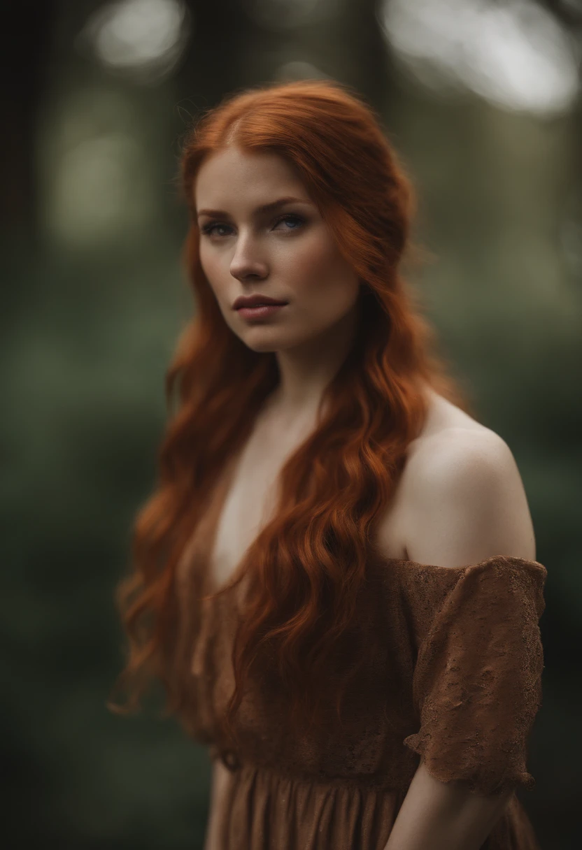 redhead female model