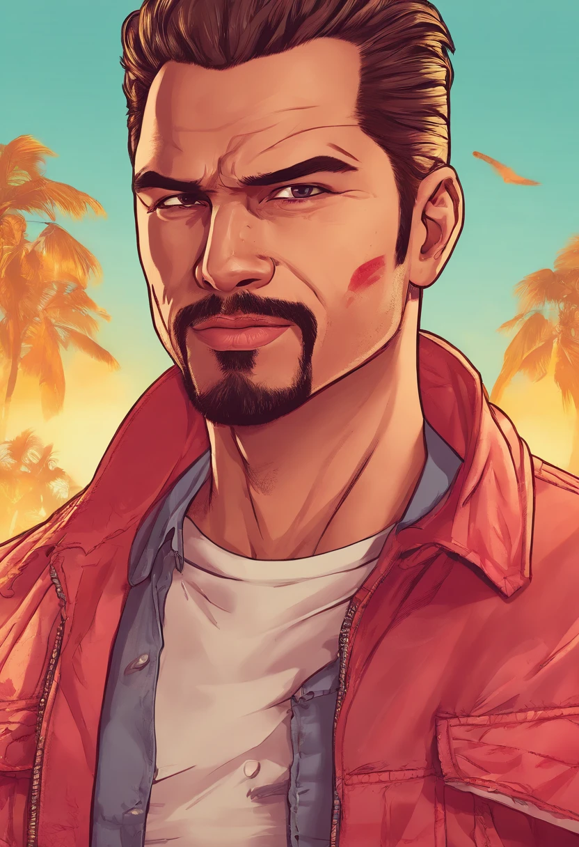 Pretty handsome latino, detailed face, best quality, high quality, smiling, slicked back hair, undercut fade, skin pores, textured skin, analog, film grain, detailed eyes, perfect mouth, 8k, uhd, 8k uhd, closed mouth, casual clothes, goatee, faded haircut