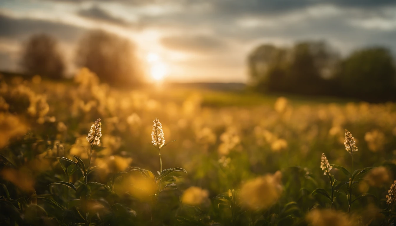 springtime morning,A ray of hope,Looking to the future