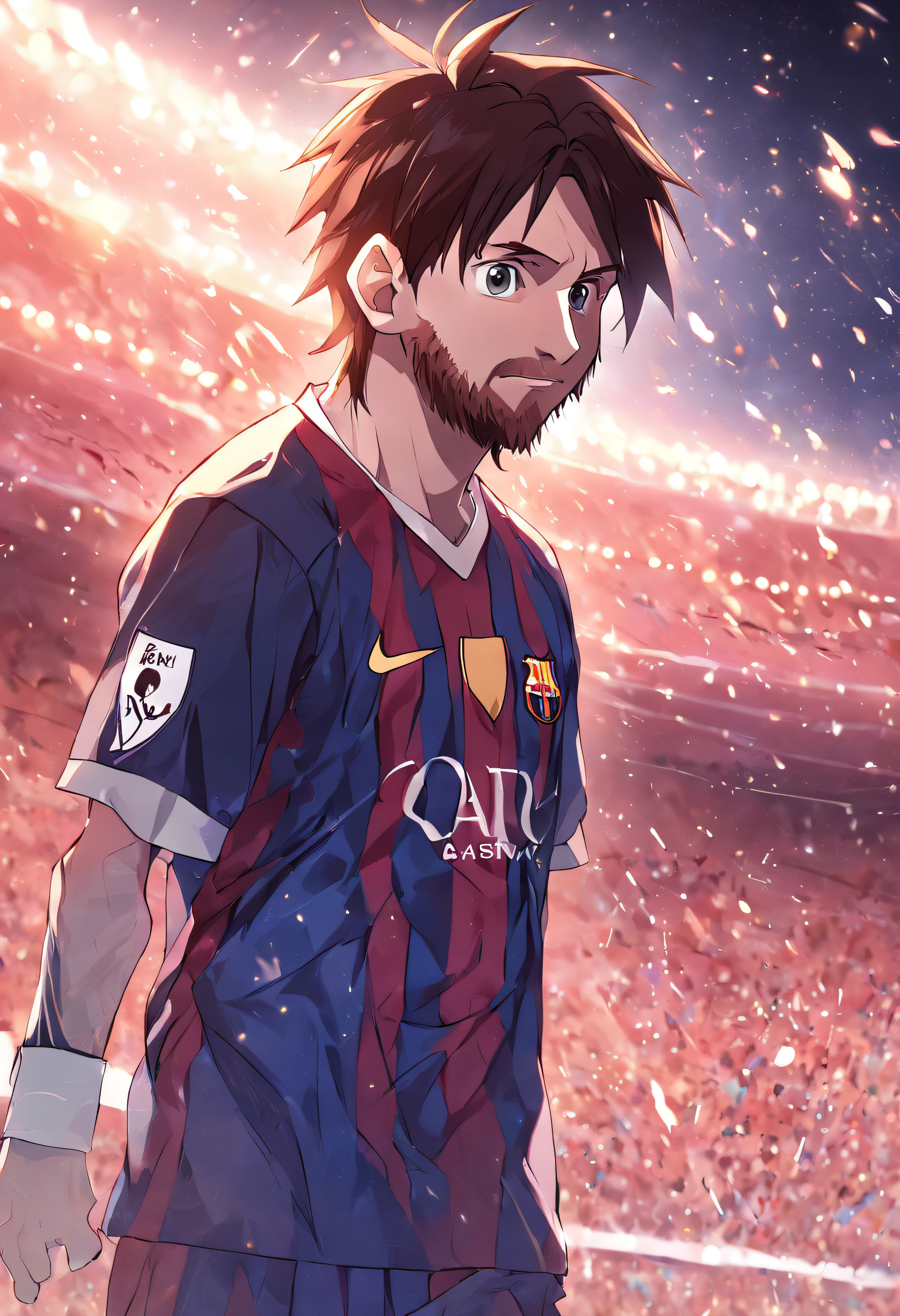 Lionel messi, anime futebol