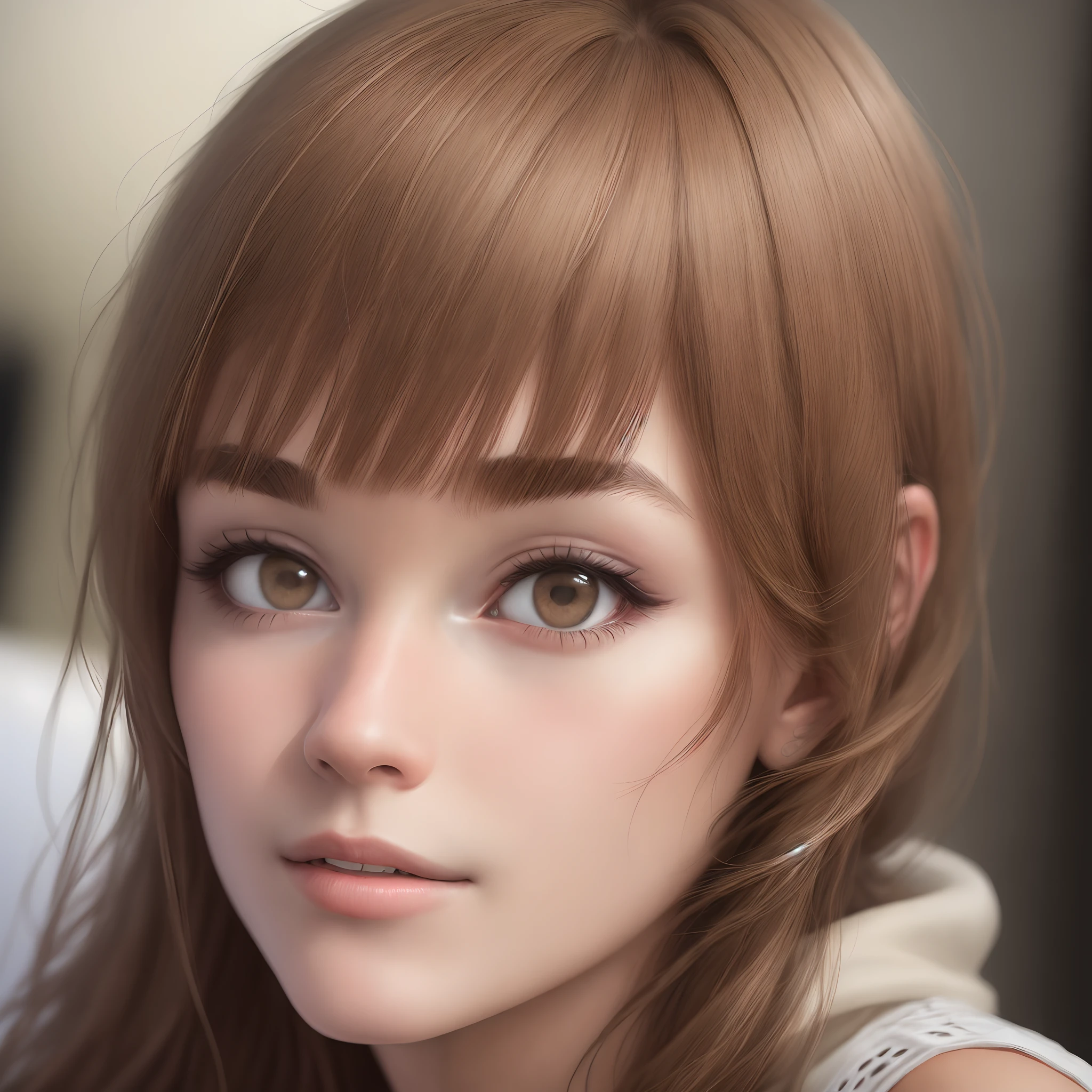 Jordan Barret, light brown hair, selfie, hyperealistic photo