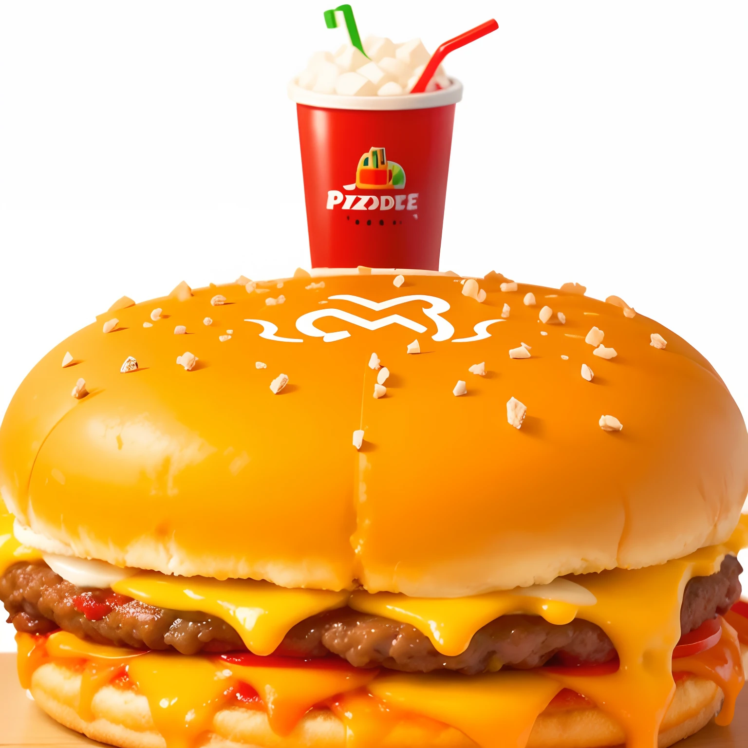 Novo icon de logo, pode ser hamburguer, pizza, Soft Drink Create Your Version of Icon