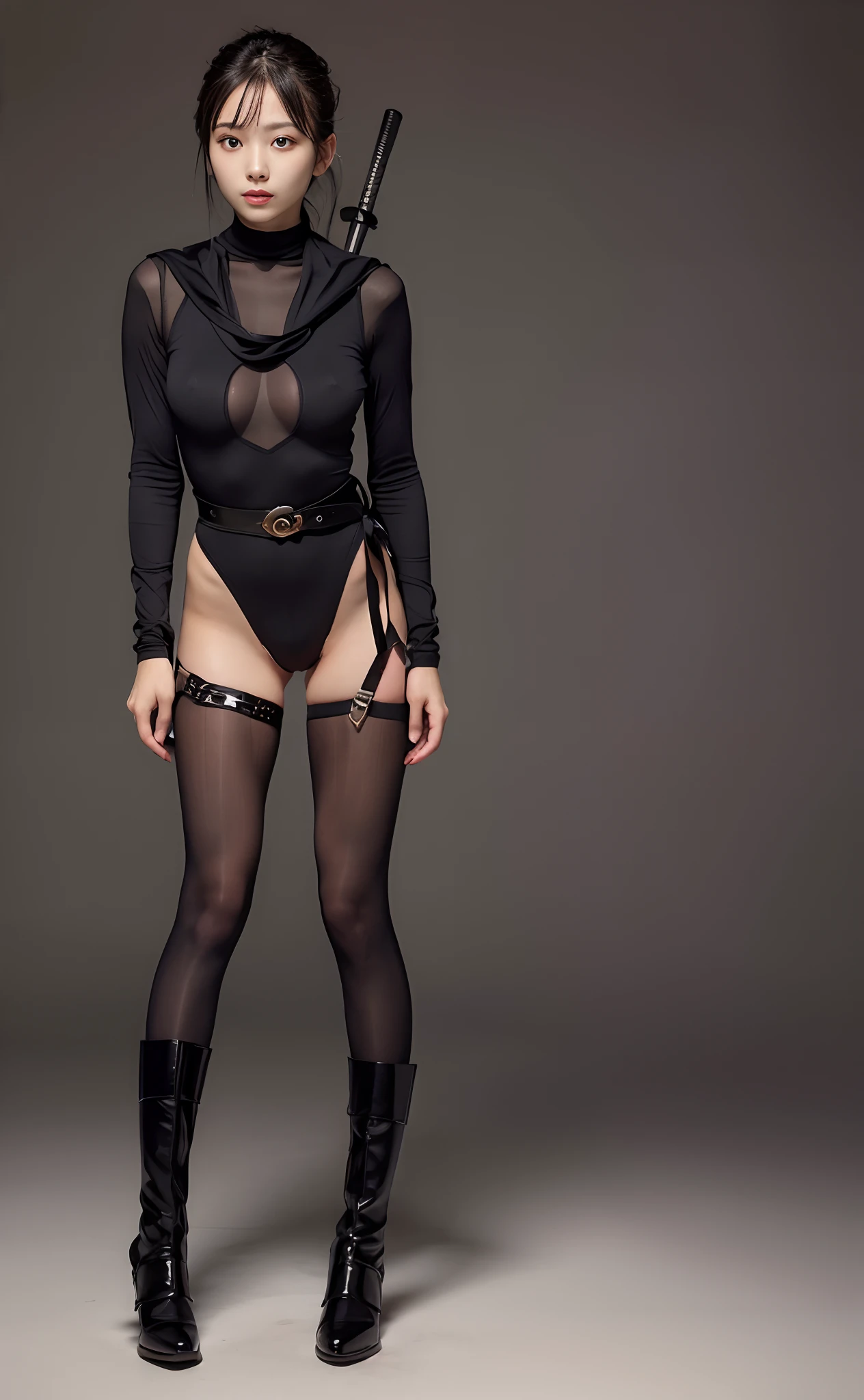 Torn to tatters、Bare skin is visible、Draw a beautiful crotch、Draw a little pubic hair