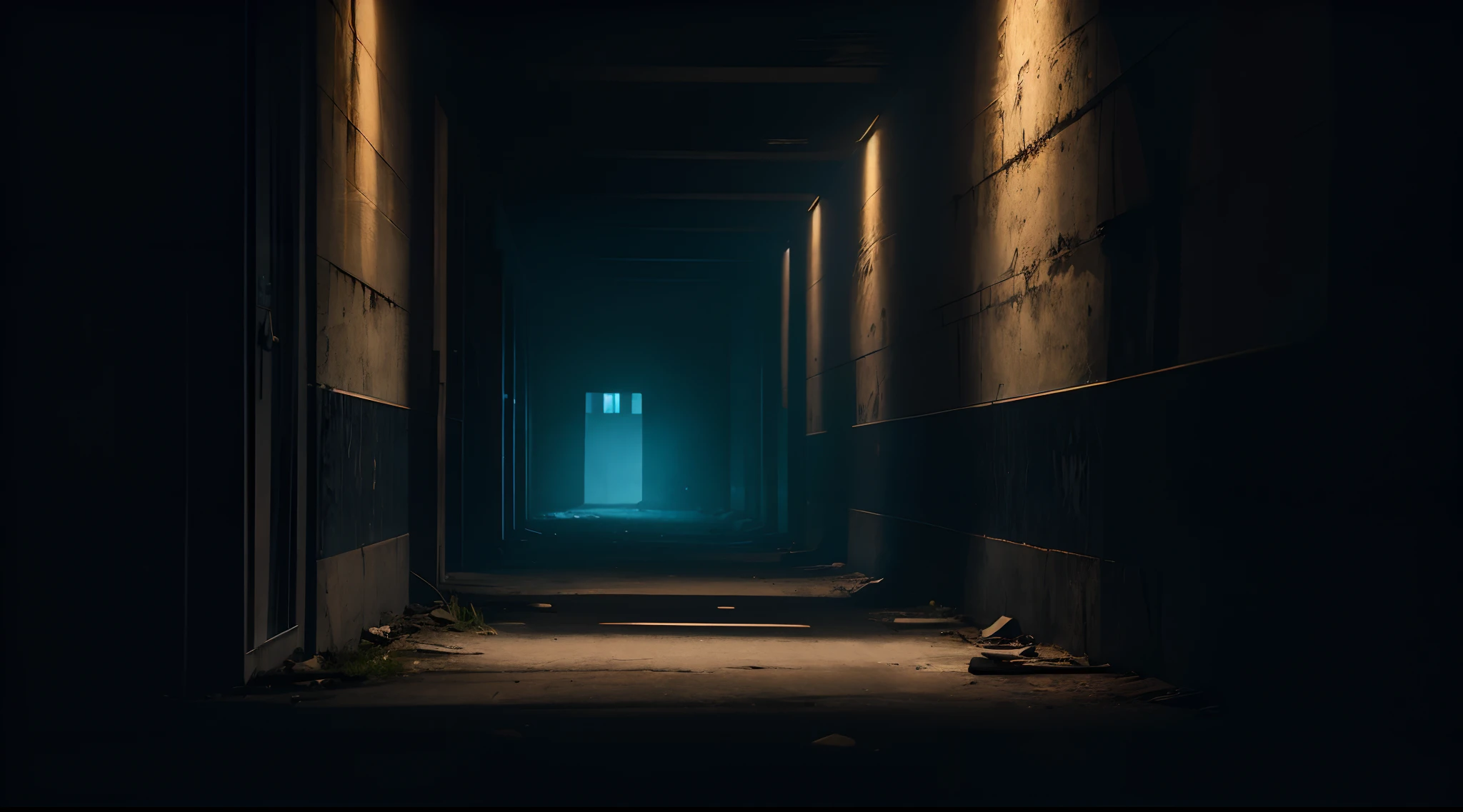 SCP-450 Abandoned Federal Penitentiary, from SCP lore, is the death row block of a abandoned Federal Penitentiary, inhabited by what appears to be one or more hostile spectral entities, creepy and scary obscure enviroment, minimalism, concept art, illustrated, greg rutkowski style, keira wood, beautifully lit, golden hour, sharp focus, octane render, close - up, trending on artstation, artstationhd, artstationhq, unreal engine, 4 k, 8 k