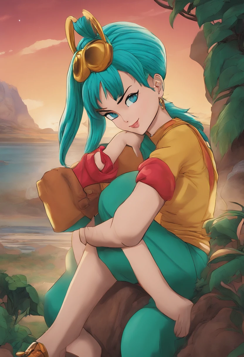 Bulma sexy ,open legs