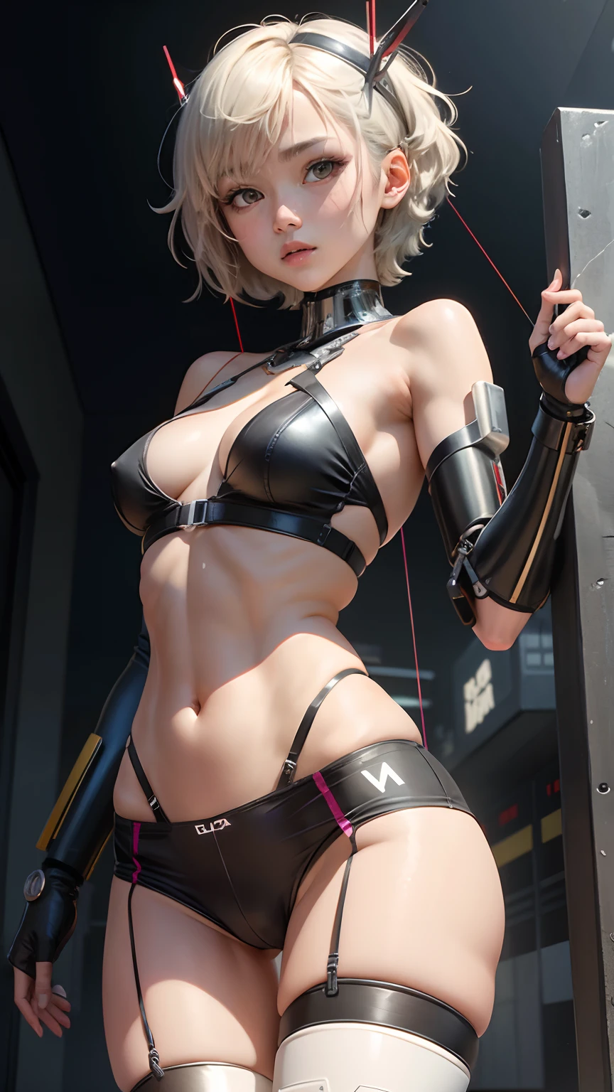 Female Body Definition Thigh Cybernetic Body Parts、Short underwear Slingshot