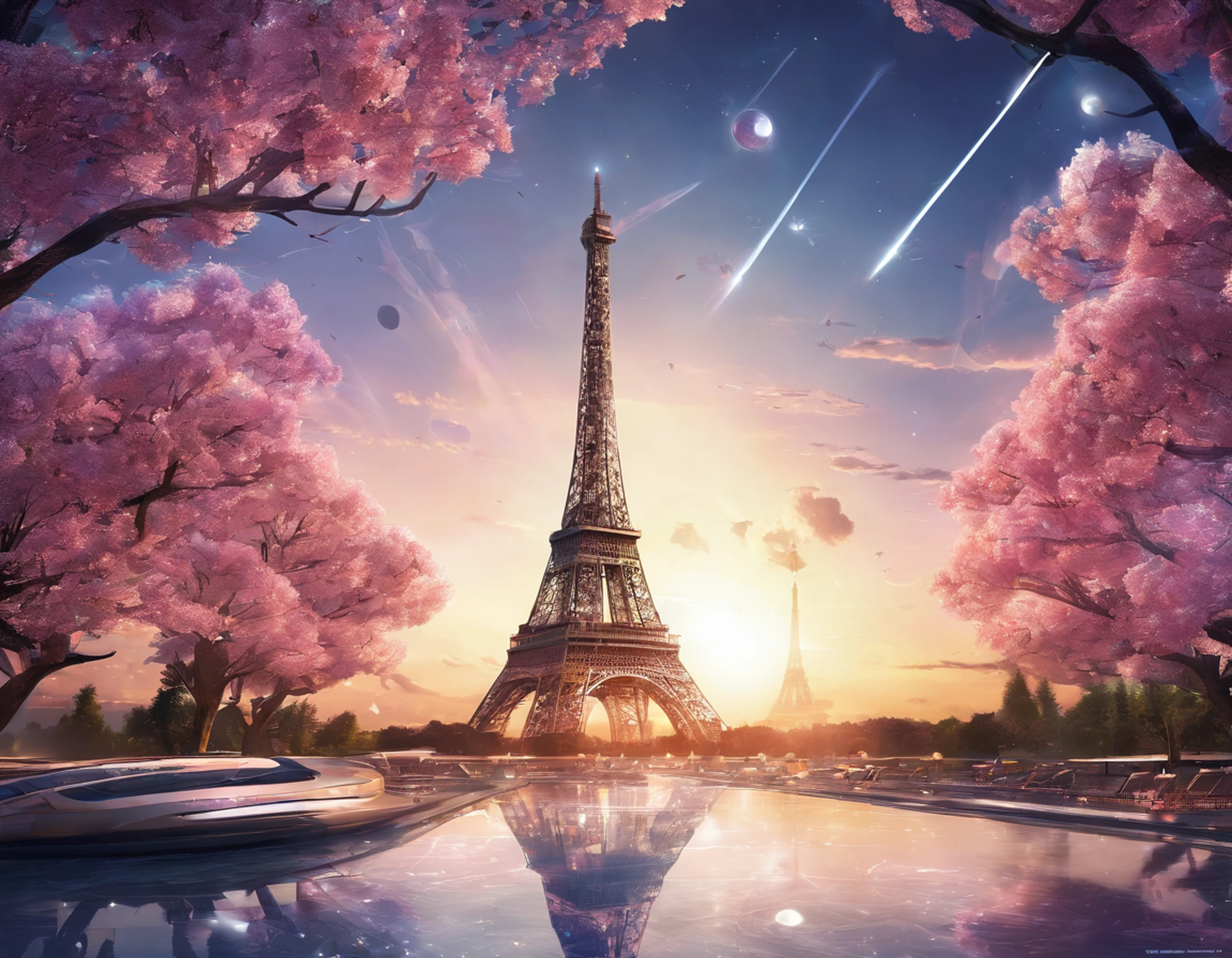 best scenery,Eiffel Tower,Tourist attraction scenery
