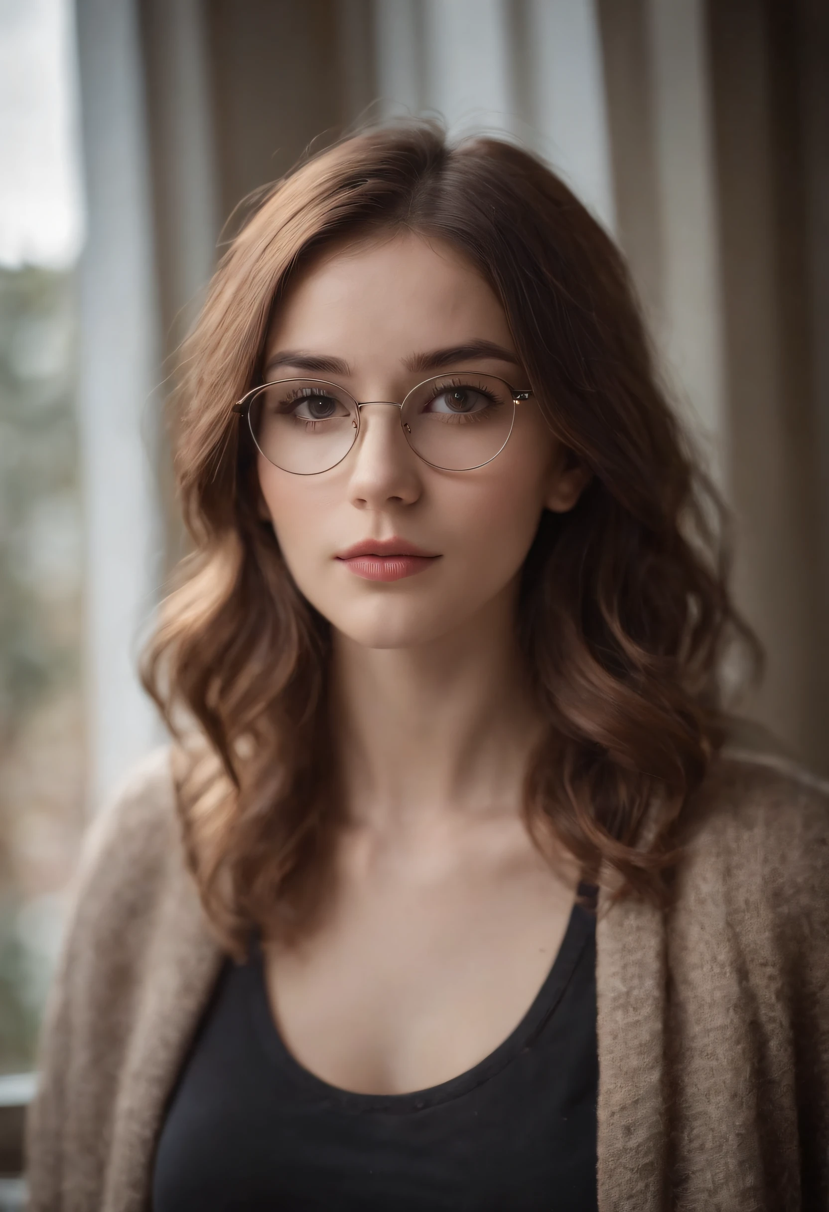 cabelo curto, eyeglass, estilo emo