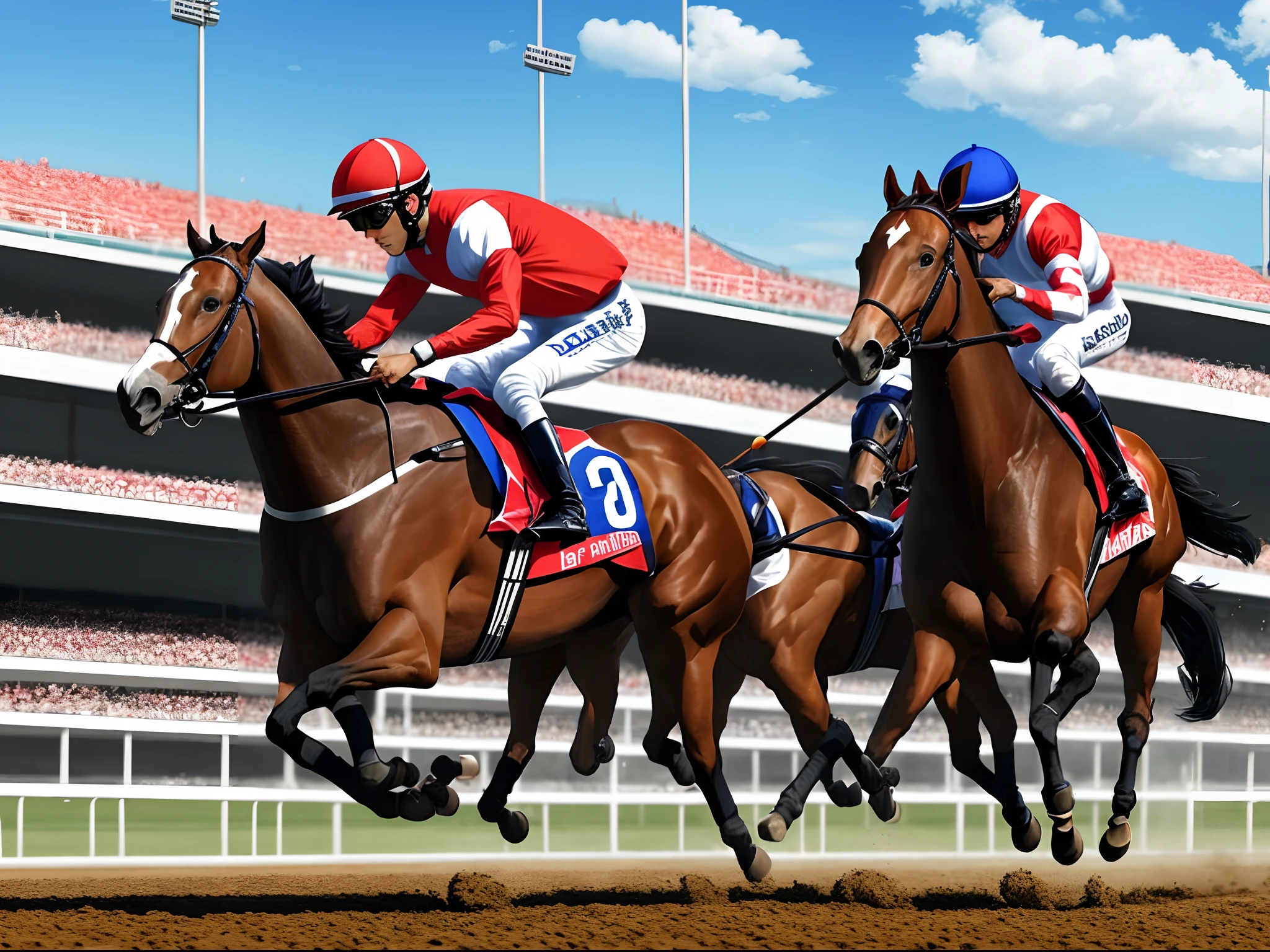 (horse racing、mirai、Clean picture)illustratio、detailed picture --auto
