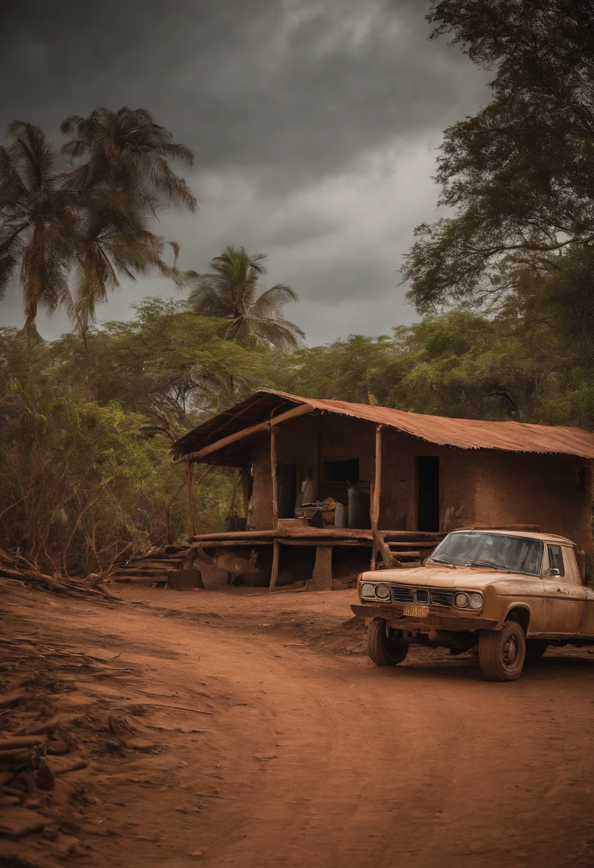 Africa, brazi, Terra, casas de terra