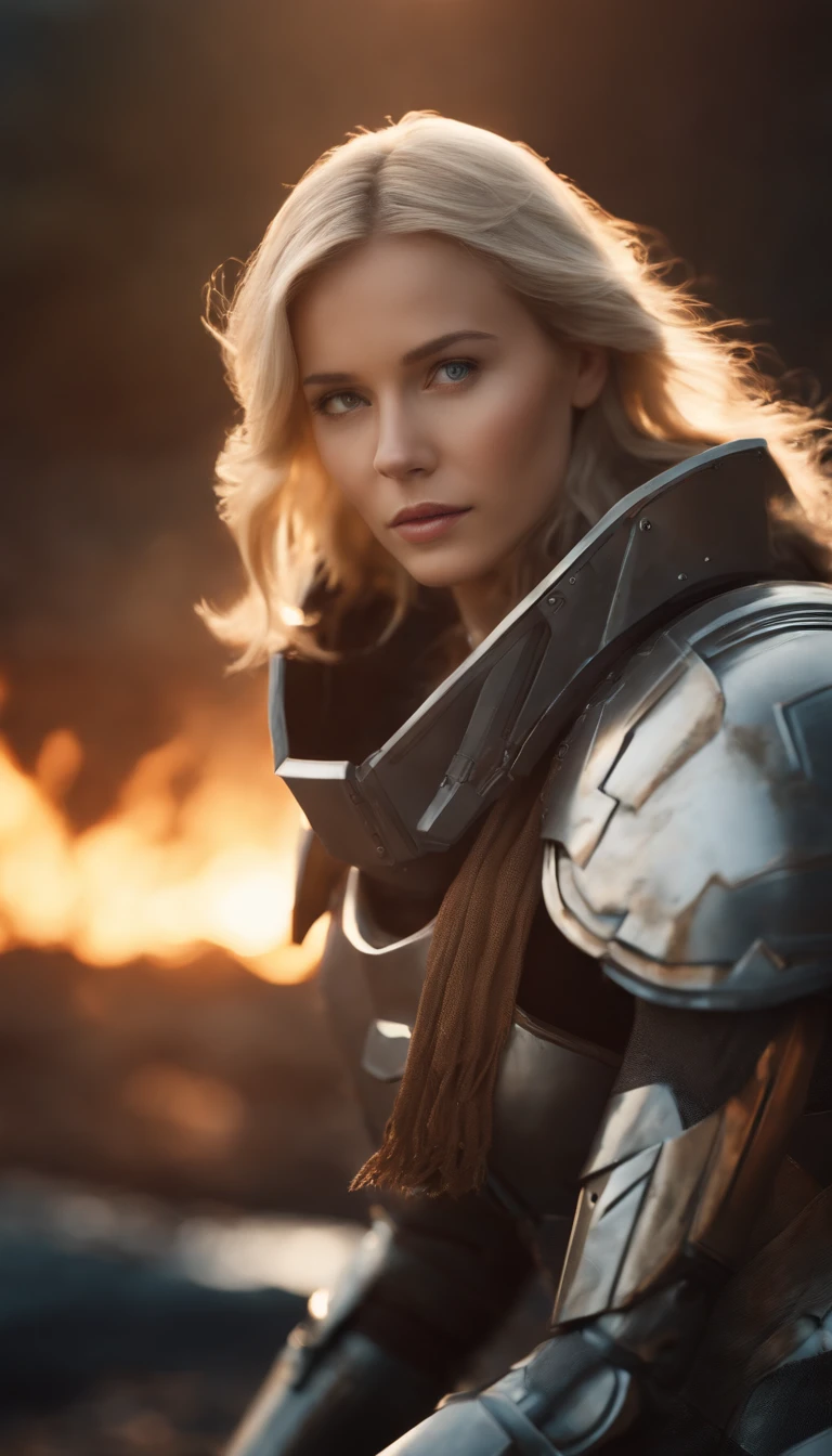 (((masterpiece))),16k,best quality, illustration, earth, water,fire,wind,space,1girl,blonde hair,beautiful mecha,shiny armor,eagle helmet,beautiful face,scarf,paper_cut,nsfw