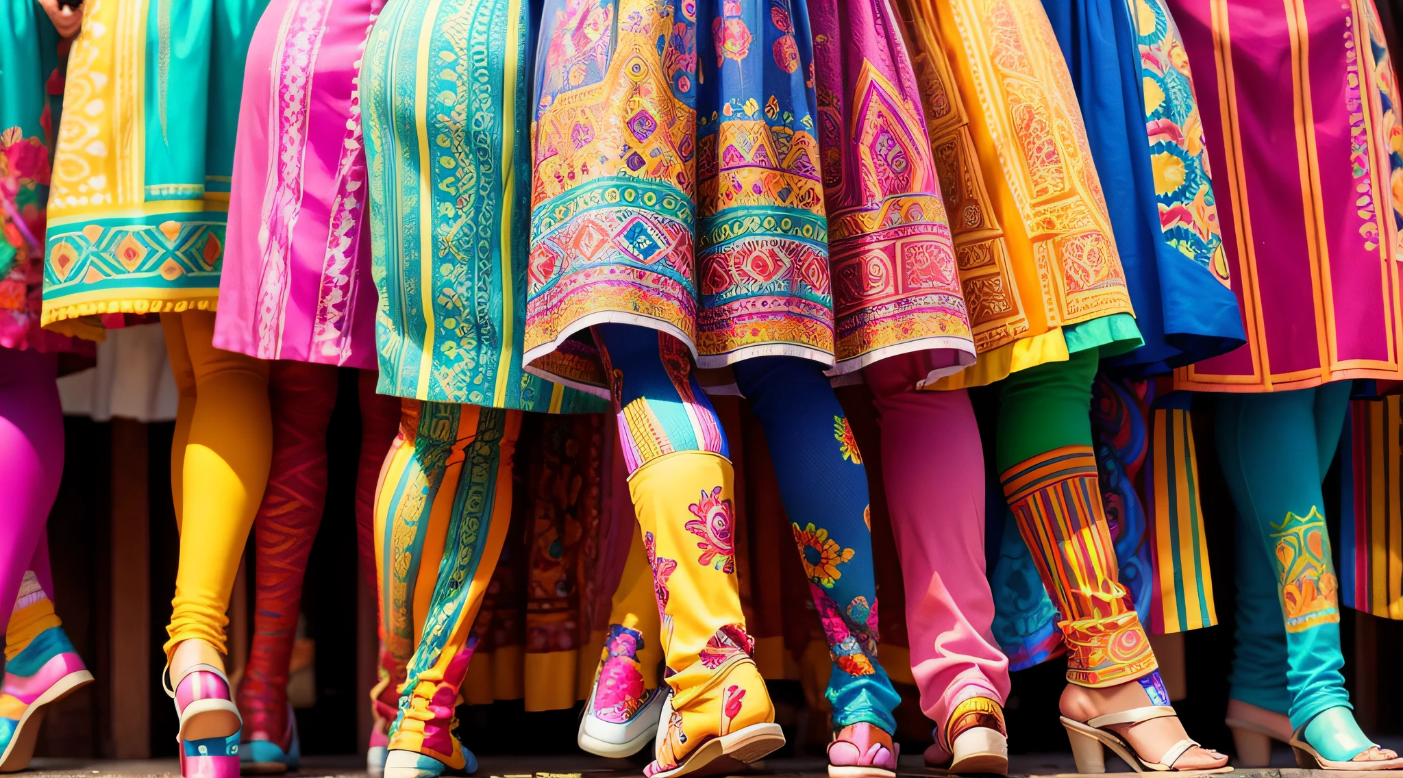 "Explore the bustling streets of Calcutta, where vibrant colors and intricate architecture collide to create a unique and diverse cityscape."