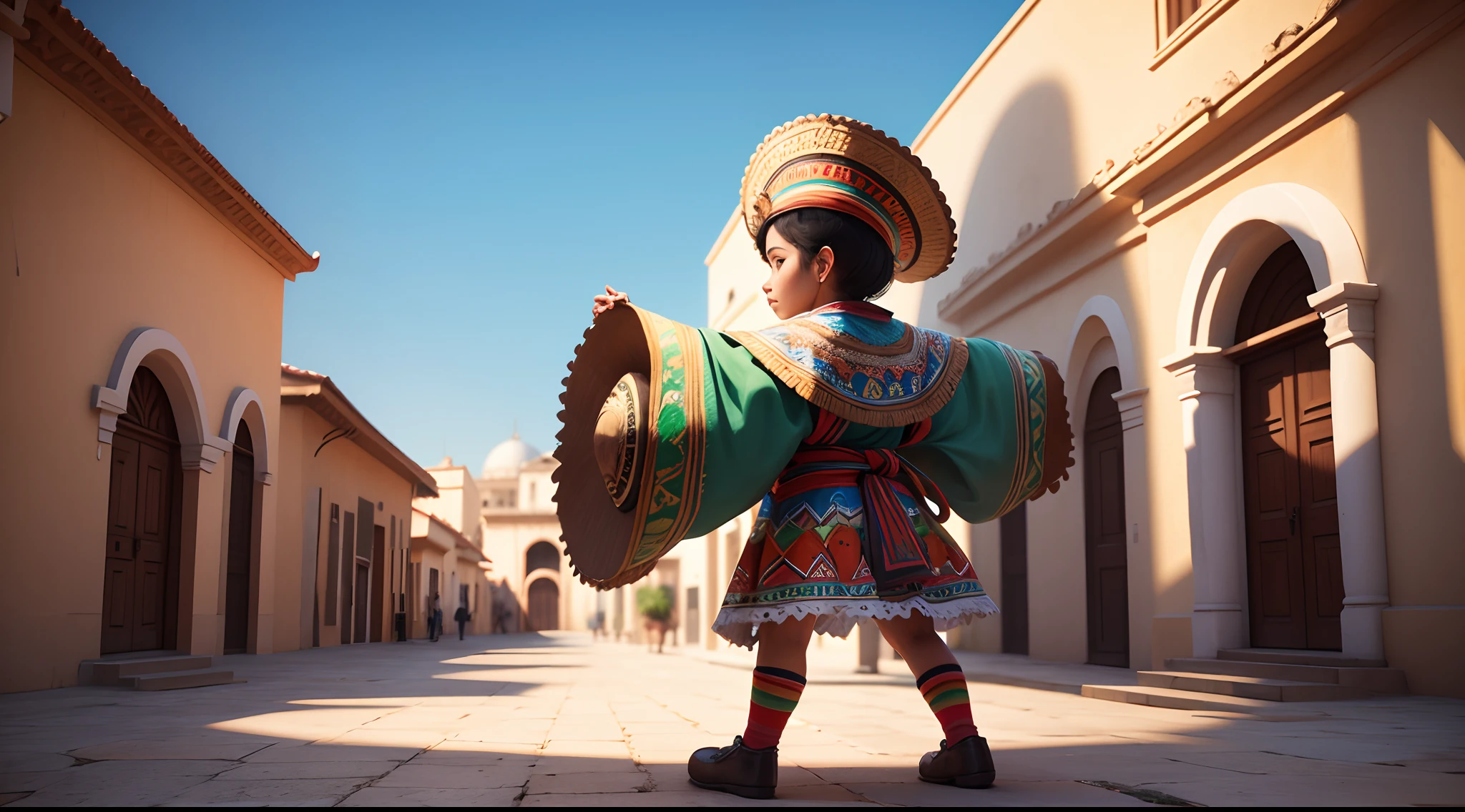 ARTE TEJIDO MEXICANO EN 3D