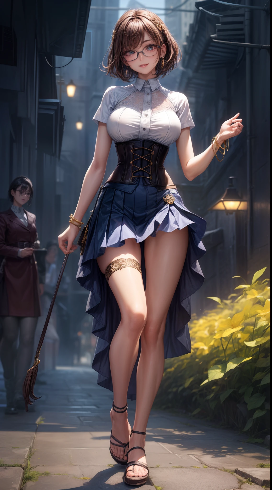 masterpiece, best quality,1girl,young girl,brown eyes,drill hair,pale _facesmile,tan skin,(nice leg line:1.3),thin waist,huge breasts,
BREAK
cleric, holy, divine, crusade, demons, undead, magic, epic, righteous
BREAK
around crowd:1.1,depth of field,looking at viewer,from front,full body