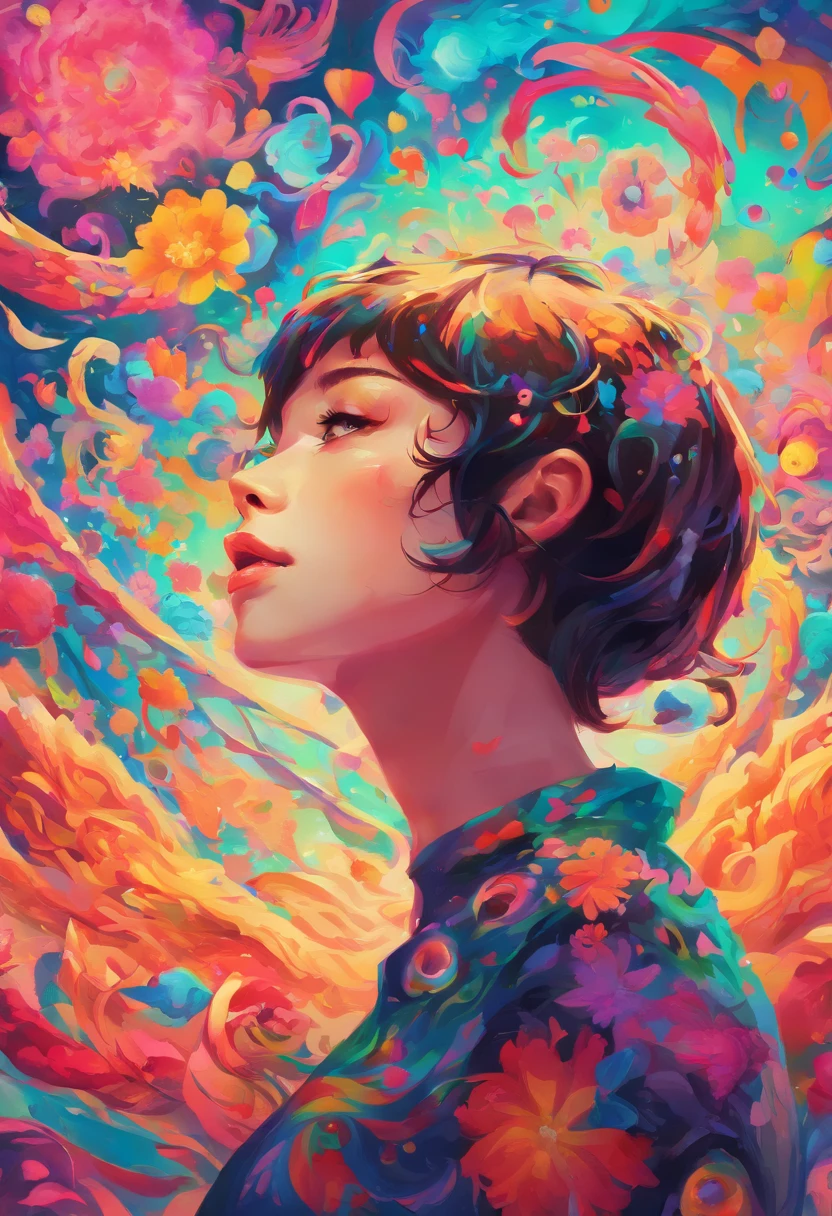 ((top-quality, 8K)), (Realistic), (Face Focus: 1.1), (Black: 1.3), Kawaii Girl, short-hair,
Hair fluttering in the wind, Facing to the side, Look up at your face, Eyes closed, (Sleeveless: 1.1)、Skirt, D Cup Breasts,Countless petals are falling