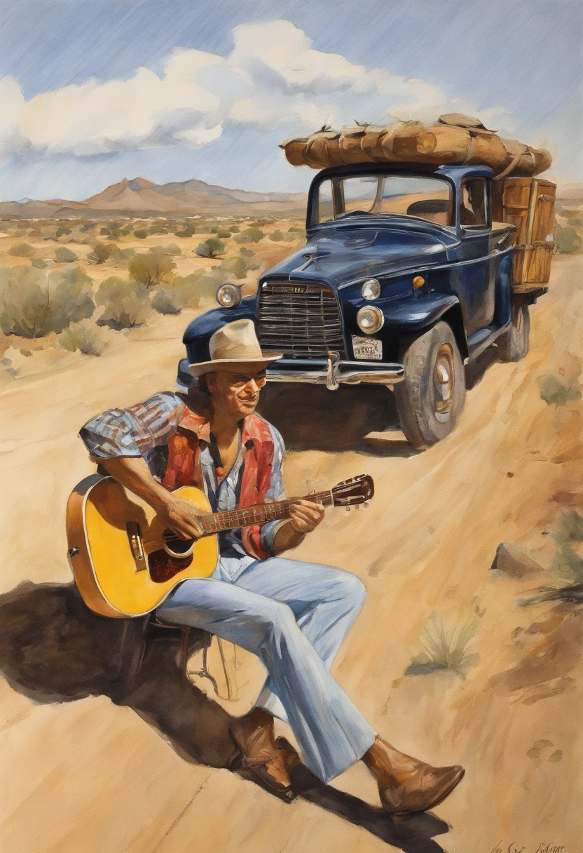 Arafed man sitting in the back of a car playing a guitar, carregando uma guitarra, Brasil, Neil Jovem, Leonardo Cohen, fotografia promocional, 1976, 1 9 7 6, Estreito de George, an album cover, Directed by: Ray Parker, hunter s thompson, O guitarrista, 1978, 1 9 7 8, 1972, cores vibrantes.Arafed man sitting in the back of a car playing a guitar, carregando uma guitarra, Neil Jovem, Leonardo Cohen, fotografia promocional, 1976, 1 9 7 6, Estreito de George, an album cover, Directed by: Ray Parker, hunter s thompson, O guitarrista, 1 9 7 2, 1 9 7 8, 1972