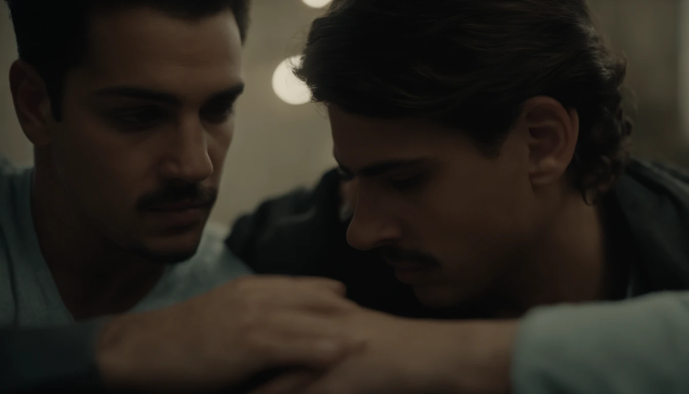 Images of the visibly drugged young Pedro and Julia being detained