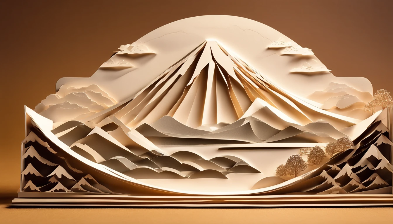 Mt fuji、morning glow、grand、Dynamic landscapes、midwinter、a picture、realisitic