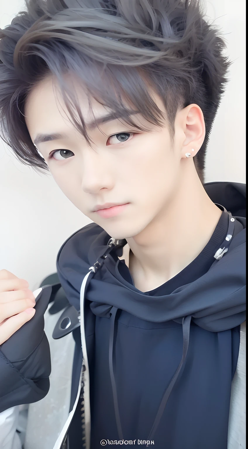 1boy,brwon hair , best quality
