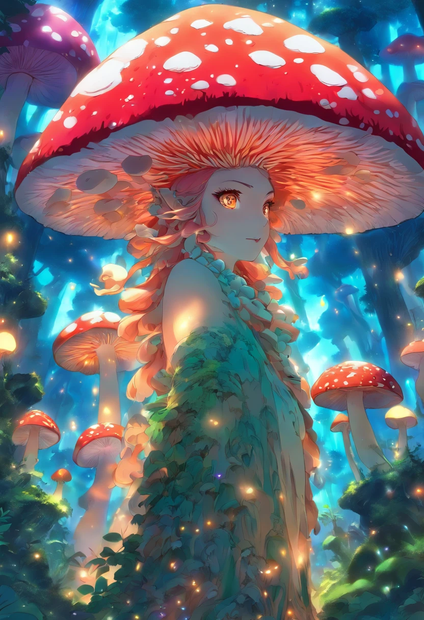 Mushroom forest queen goddess