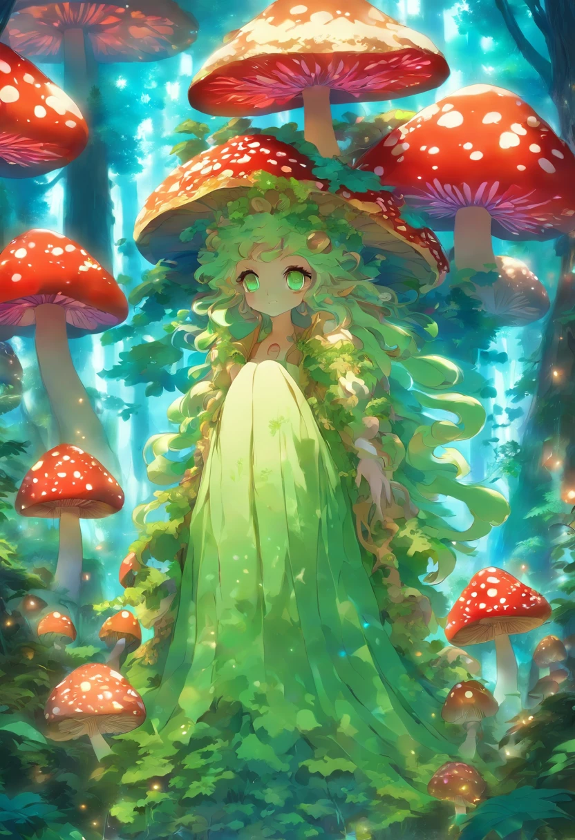 Mushroom forest queen goddess