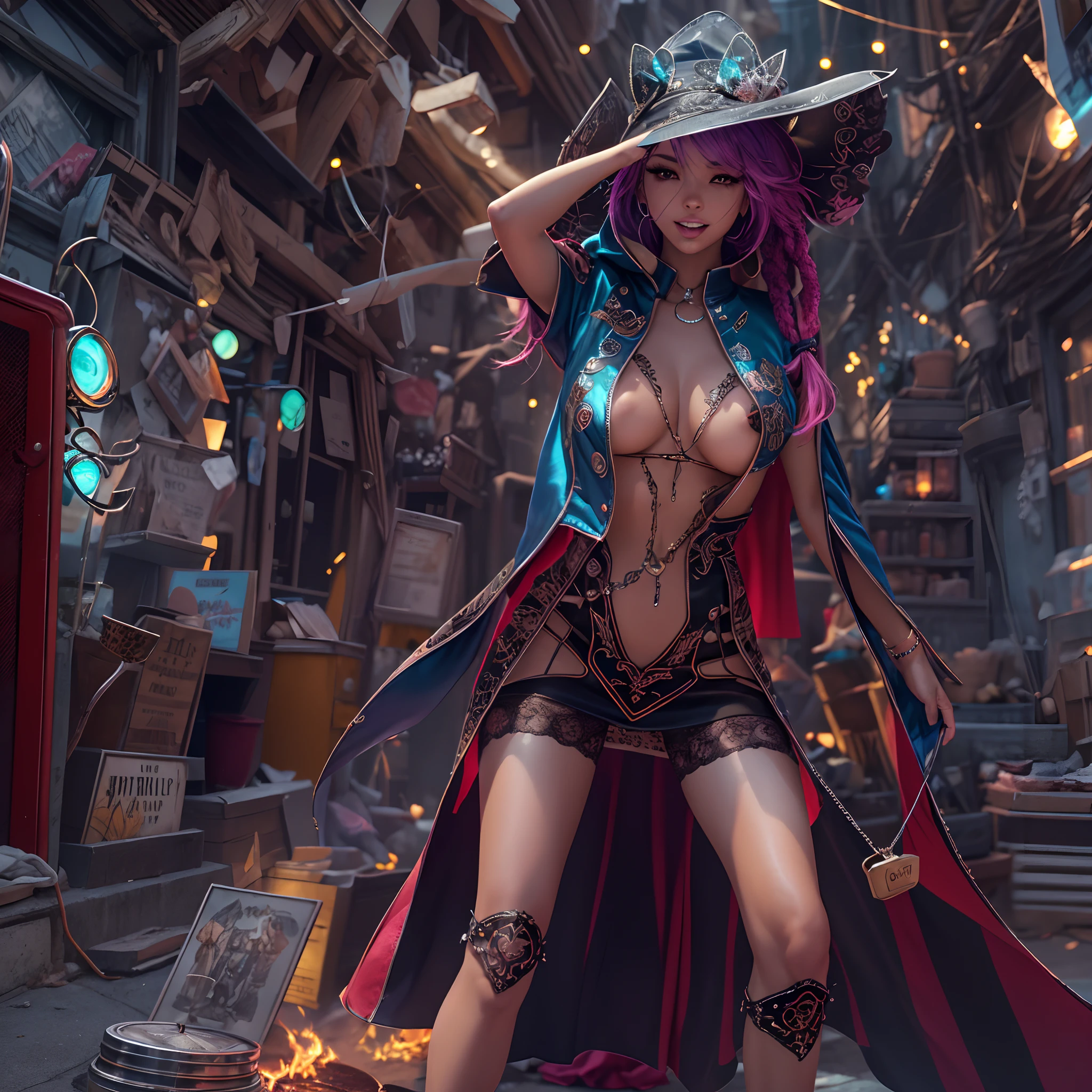 Masterpiece epic Urban deep path matrix equirectangular_360 girl Diva Jinx play_handled_guitar optimal sunLight meticulously intricate ultra_high-detail luminescence volumetric lightning contrast ultra_high_resolution ultra pro-Photorealistic ultra_high_quality ultra_sharpness focus accurate max perfection reflex graduated reflection extreme improved Octane-rendered opengl-shaders glsl-shader UHD XT3 64K 32K 16K 8K DSLR HDR UnrealEngine5 romm rgb pbr ombre analogique color-coded shading 3DCG fxaa global illumination cgi vfx sfx fkaa txaa rtx ssao post-processing post-production cell-shading tone-mapping augmented Divine female synthetic headgear glass transparent "singning" micro mercury gold sundrop contre-jours "Heavy Metal" scene music note Will-o'-the-wisp cyberpunk Goddess "Willow Smith" dazzling Cosplay decorated Cowgirl USA flag Fancy Vivid Yellow jukebox Symmetrical ((Athletic Hairstyle Dreads bangs extatique Tamned Skin gorgeous sensual Effects Cheekbones Embarrassed redderer eye-liner saphirs saturate ultra_beautiful_eyes dark black pupils brown iris lazulis turquoise mouth open tongue teeth obvious smiles howling Floating Jacket Eccentric Cape onyx Shoulders-Off Shirt Lace Clavicles White Papillotes embroidered  huge falling sideboob satin corsait red thick leather felt skirt matching ample swinging spinel navel waist reveal belt-chastity heart diamond padlock silver agate  bristles scarlet pubis-hairy indigo silk snap garters thighs legs boots)) dancer nickel guitar fire fleuraison bees tin incandescentes CGSCOSITY tattoo Cristallines hearth rubis invoque monster bee (EOS R6 135mm 1/1250s f/2.8 ISO400) blastflashlight flash blow glow opale straight guitar case heavy chrome flat rune lava bands glyphes Tourmaline plasma chef-d' background floraison beholder chaos strange population Earth outdoor mirror engravings handcuff Bruce_Weber  "luis Royo"   varied multi etc.