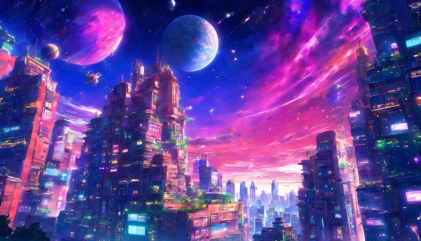 A small city in space