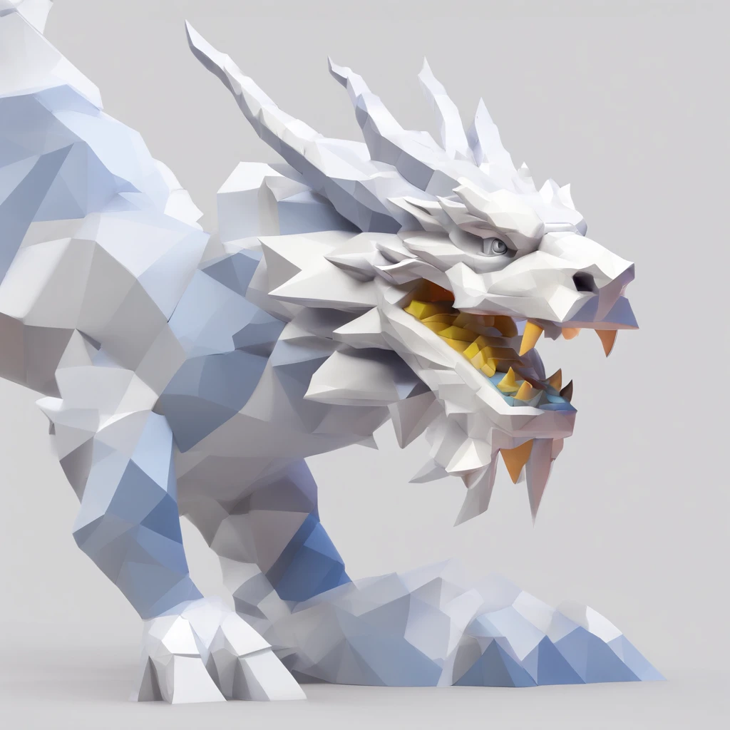 Perfect alignment, chinesedragon,Abstract beauty, Centered, Looking at the camera, Facing the camera, nearing perfection, Dynamic, Highly detailed, smooth, Sharp focus, 8K, high definition resolution, illustration,White background