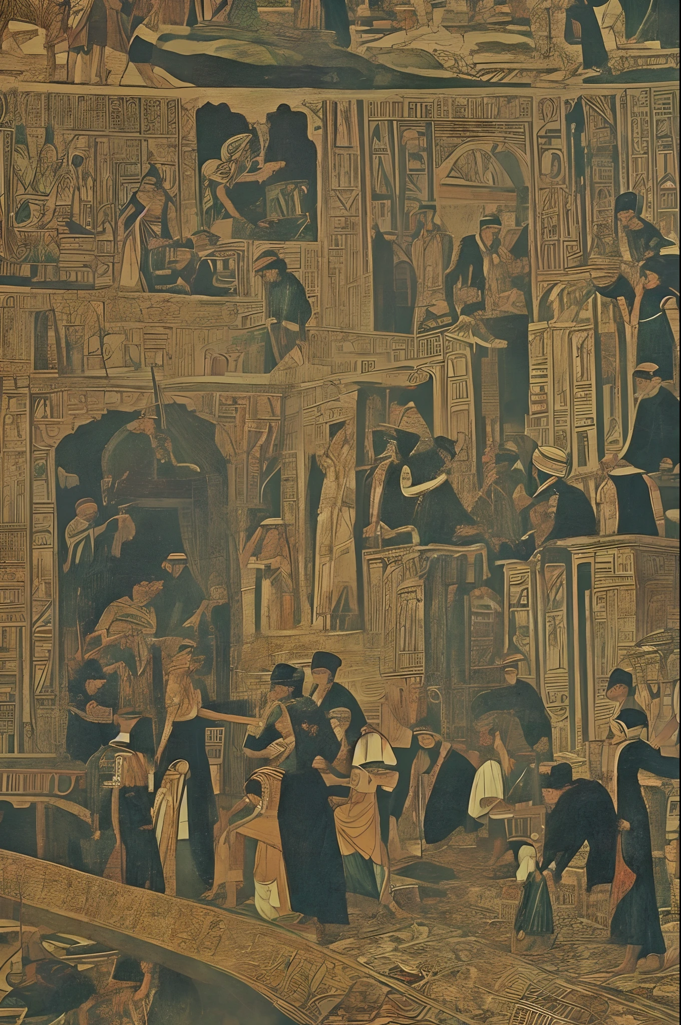 All old paintings of tombs
They do a sand dance, Don't you know??
If you move too fast (ohwx)
They are falling like dominoes
All bazaar men along the Nile
They got money by betting
Gold crocodile (ohwx)
They snap their teeth into your cigarette
Foreign types with hookah pipes say
(Weioh Wei O, oh)
Walk like an Egyptian