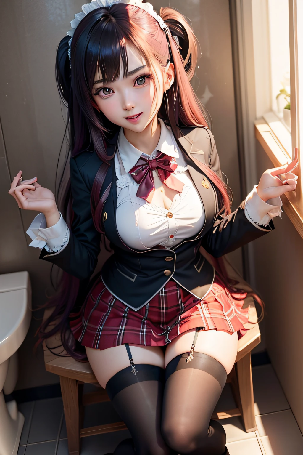 A sexy、Glamour、A slight smil、knee high socks、panthyhose、Beautie、Beautiful shape、wretched、boredom、Unusual beauty、Fornication、Good skin luster、Long hair straight hair、pinkhair、Somewhat superficial、Pleasant look、Smell、lovely、Kiss Face、seductiv、Strong sexual pleasure、open your legs a little、toilet、Toilet room、bath room、Get on your knees、JK style、high-school uniform、Black Blazer、Red checked skirt、18year old、saddened、Unhappy、delicacy、Transcendent beauty、slightly thicker thighs、small mouth、masturbation、Open your mouth wide to the maximum、Nasty look、joyous expression、Put your hand on your crotch、Goth Lo Remake、Neat face、Writhing expression、Maid Taste、A little eye-catching、The nose is neat、garterbelts、Smile a little、Mouth position slightly above、