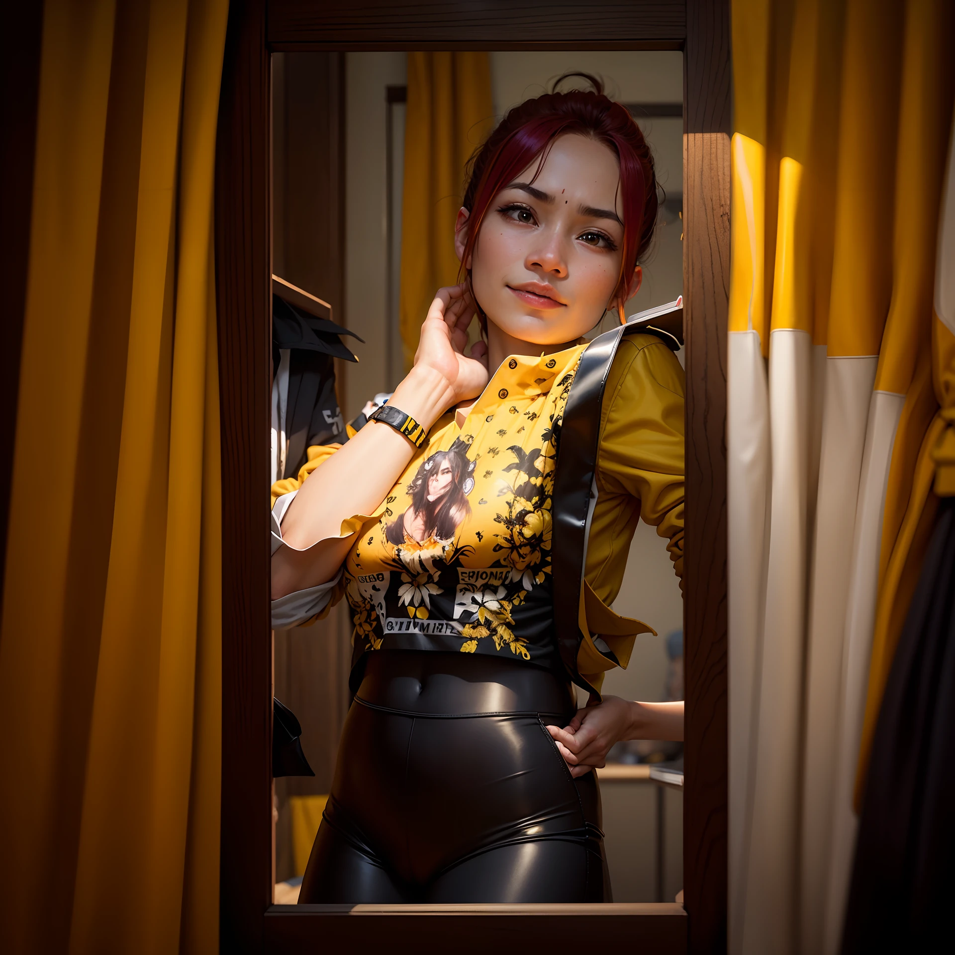 Nobara, combatente, yellow clothe,