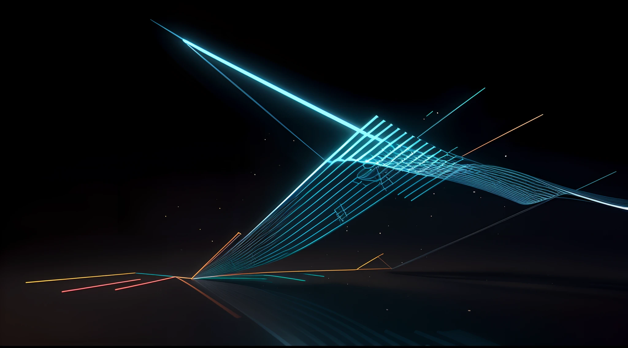 Engaging 3D visualization featuring stunning graphs、glinting