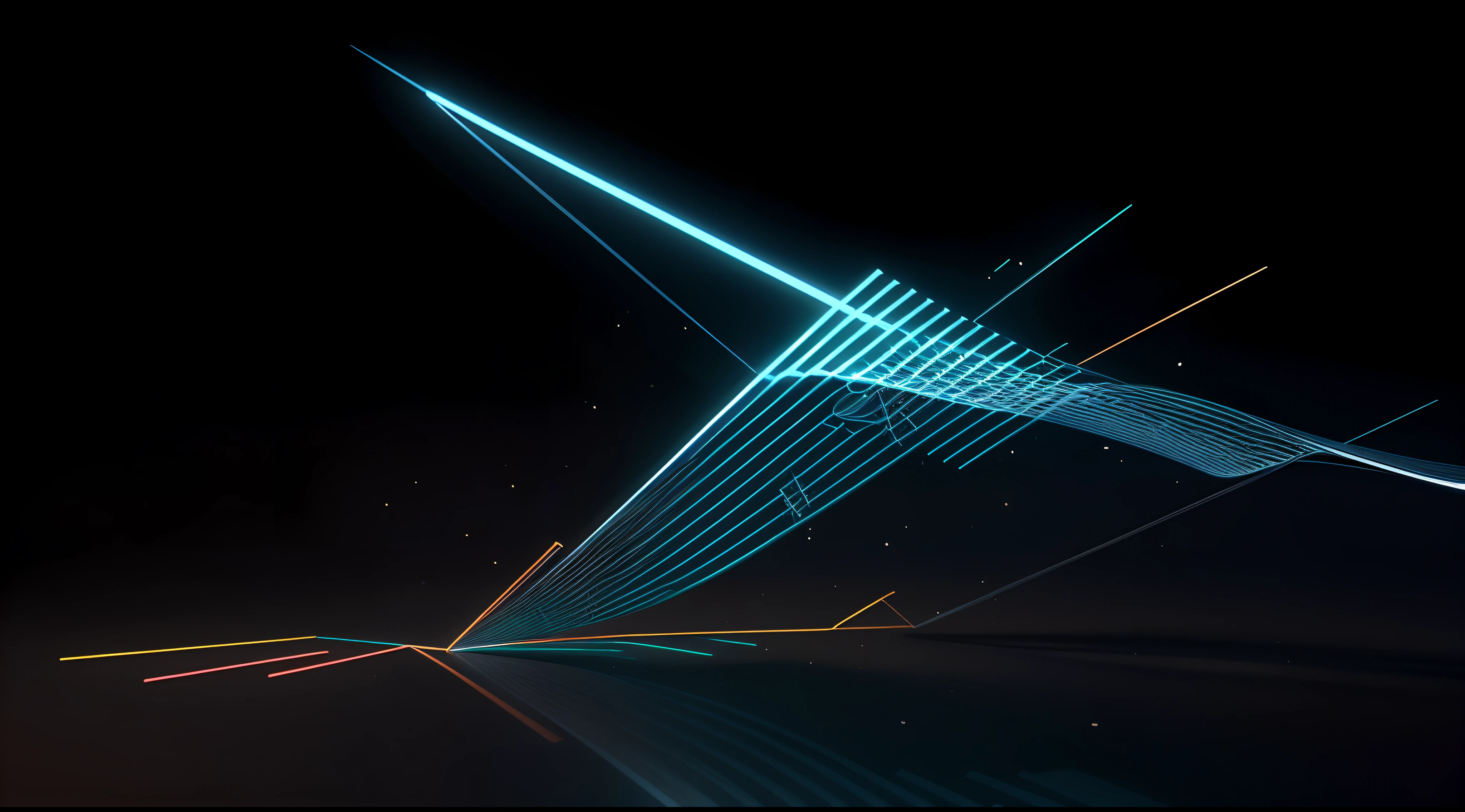 Engaging 3D visualization featuring stunning graphs、glinting