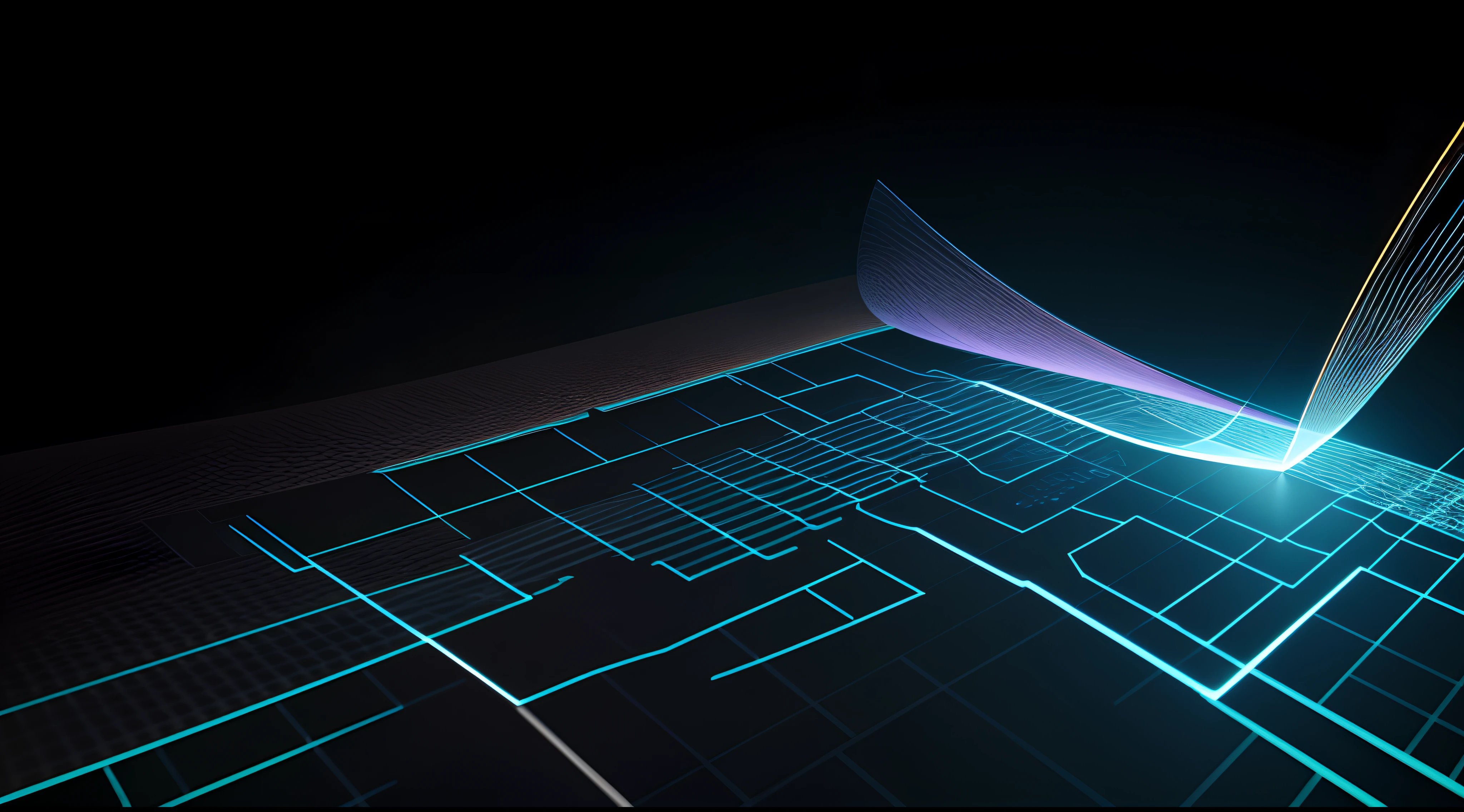 Engaging 3D visualization featuring stunning graphs、glinting