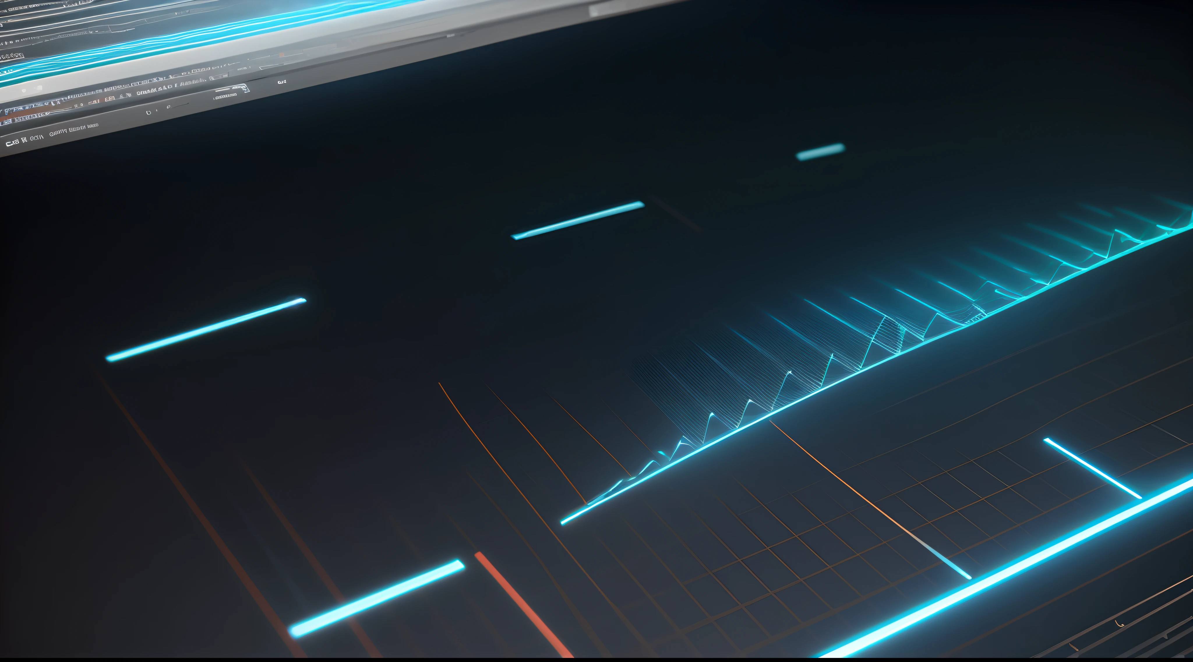 Engaging 3D visualization featuring stunning graphs、glinting