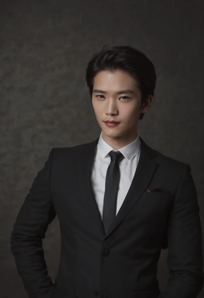 Arapedd man in suit and tie posing for photo, a picture by Simon Gaon, instagram, shin hanga, yanjun chengt, joongwon charles jeong, Lee Jung-seok, li zixin, Jin Yiwei, Jung-Won, Liang Xing, Hongjoon-hyung, Qifeng Lin, Im Jin-sung, Chen Yangjun