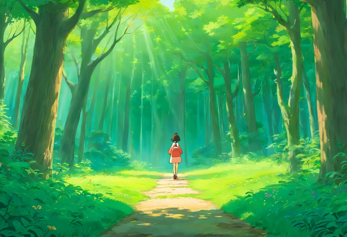 solid color backdrop, discovery that will change the fate of the Forest