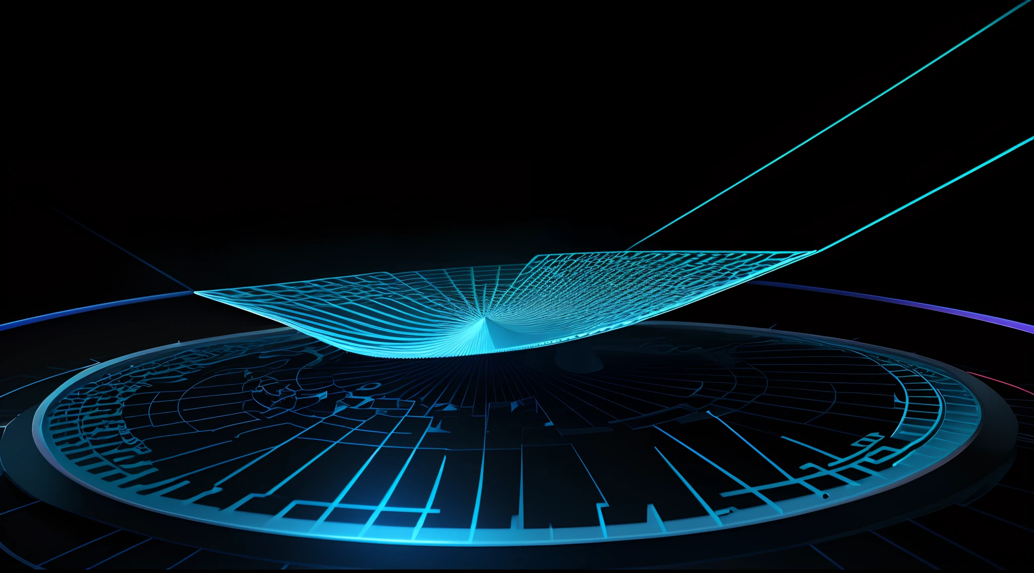 Engaging 3D visualization featuring stunning graphs、glinting
