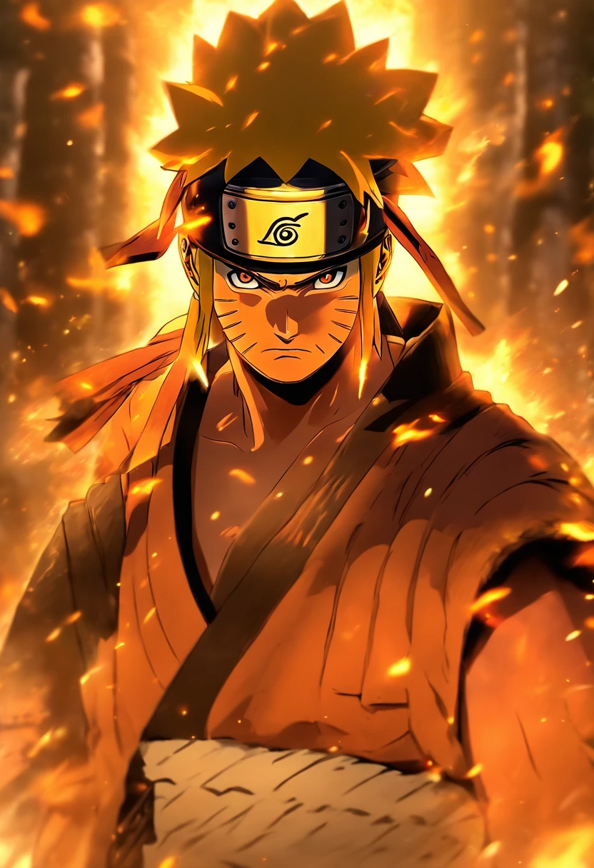 In a mesmerizing tribute to ancient warriors, Naruto stands in the enigmatic outfit of the former samurai. Covered with finely carved armor, It tells stories of past battles. Le casque, crowned by a majestic ridge, conceals Naruto's face while exuding an air of mystery and reverence. Eyes hidden behind a visor, He stands with an unshakable position, Embodying the honor and discipline of the samurai lineage. armure, engraved with symbols of strength and resilience, is a testament to Naruto's journey and growth. A hand rests gracefully on the handle of a legendary blade, its blade reflecting light in the ethereal glow. While the ancient metal of the armor captures the sun's rays, He whispers forgotten legends and the spirits of warriors of the past....... Dans cette rencontre captivante, Naruto, Dressed in the ancient armor and helmet of the samurai, is ready to face any adversary with the wisdom and valour of his predecessors, His spirit ignites with the determination to protect everything he holds dear........