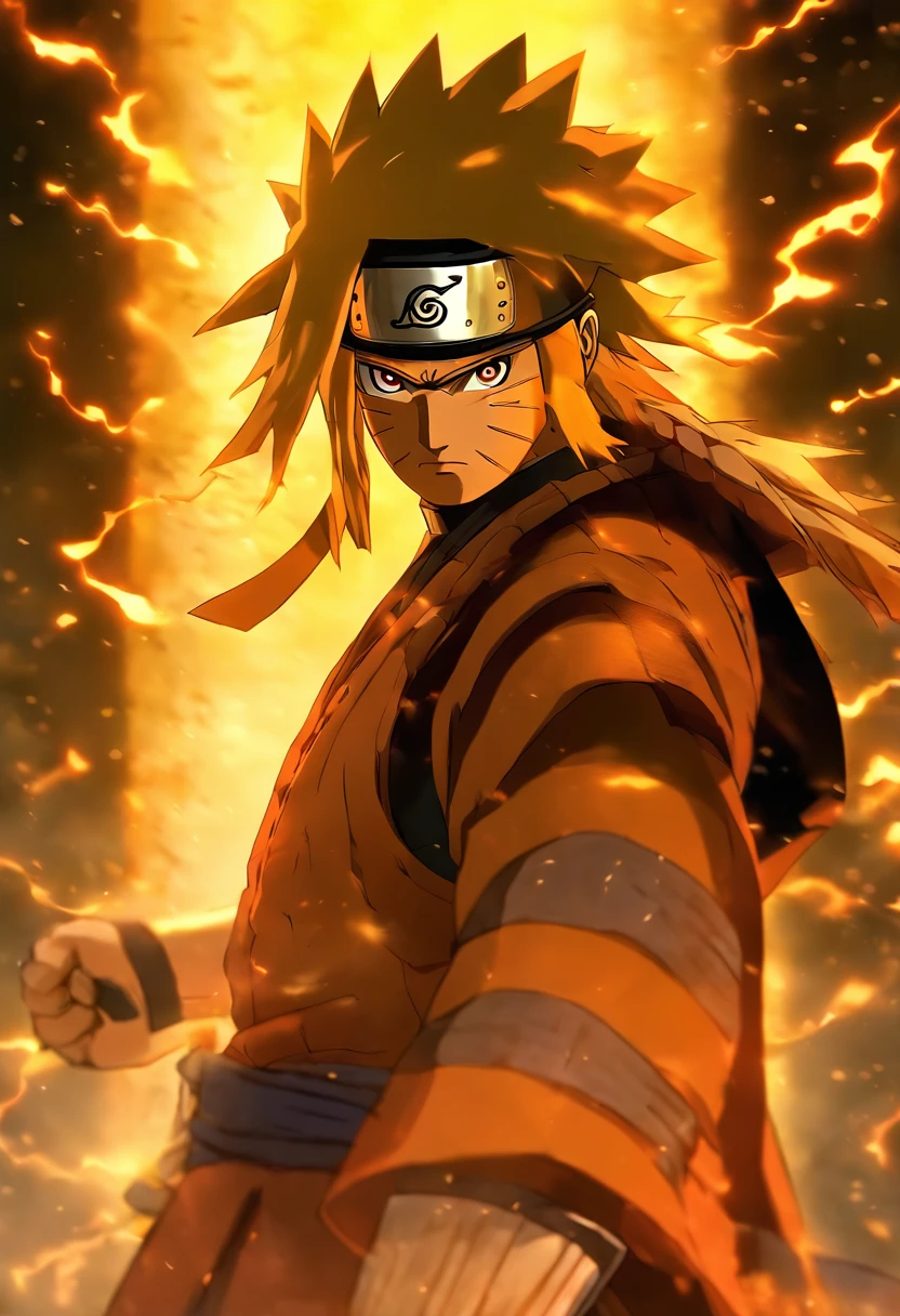 In a mesmerizing tribute to ancient warriors, Naruto stands in the enigmatic outfit of the former samurai. Covered with finely carved armor, It tells stories of past battles. Le casque, crowned by a majestic ridge, conceals Naruto's face while exuding an air of mystery and reverence. Eyes hidden behind a visor, He stands with an unshakable position, Embodying the honor and discipline of the samurai lineage. armure, engraved with symbols of strength and resilience, is a testament to Naruto's journey and growth. A hand rests gracefully on the handle of a legendary blade, its blade reflecting light in the ethereal glow. While the ancient metal of the armor captures the sun's rays, He whispers forgotten legends and the spirits of warriors of the past........ Dans cette rencontre captivante, Naruto, Dressed in the ancient armor and helmet of the samurai, is ready to face any adversary with the wisdom and valour of his predecessors, His spirit ignites with the determination to protect everything he holds dear.........