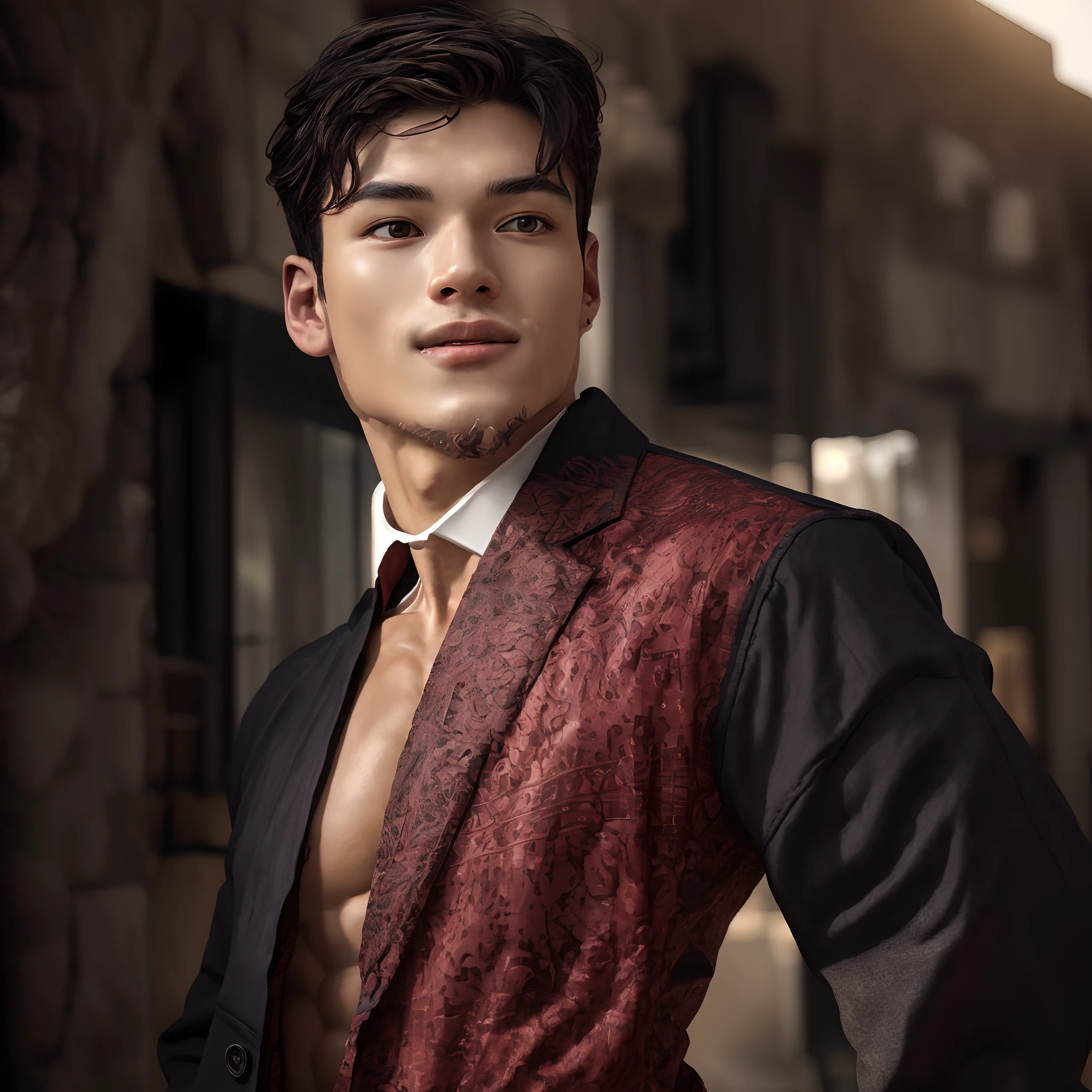 oppav3, (masterpiece, ultra quality, high resolution, 8k, intricate: 1.2), (detailed face:1.2), handsome, detailed skin, pores, absurdres , hunk, muscle, working out, , pectorals, muscle, 1boy, male focus, ((realistic)), abs, good lighting quality, muscle veins, ((pale skin)), flexing, balanced eyes,