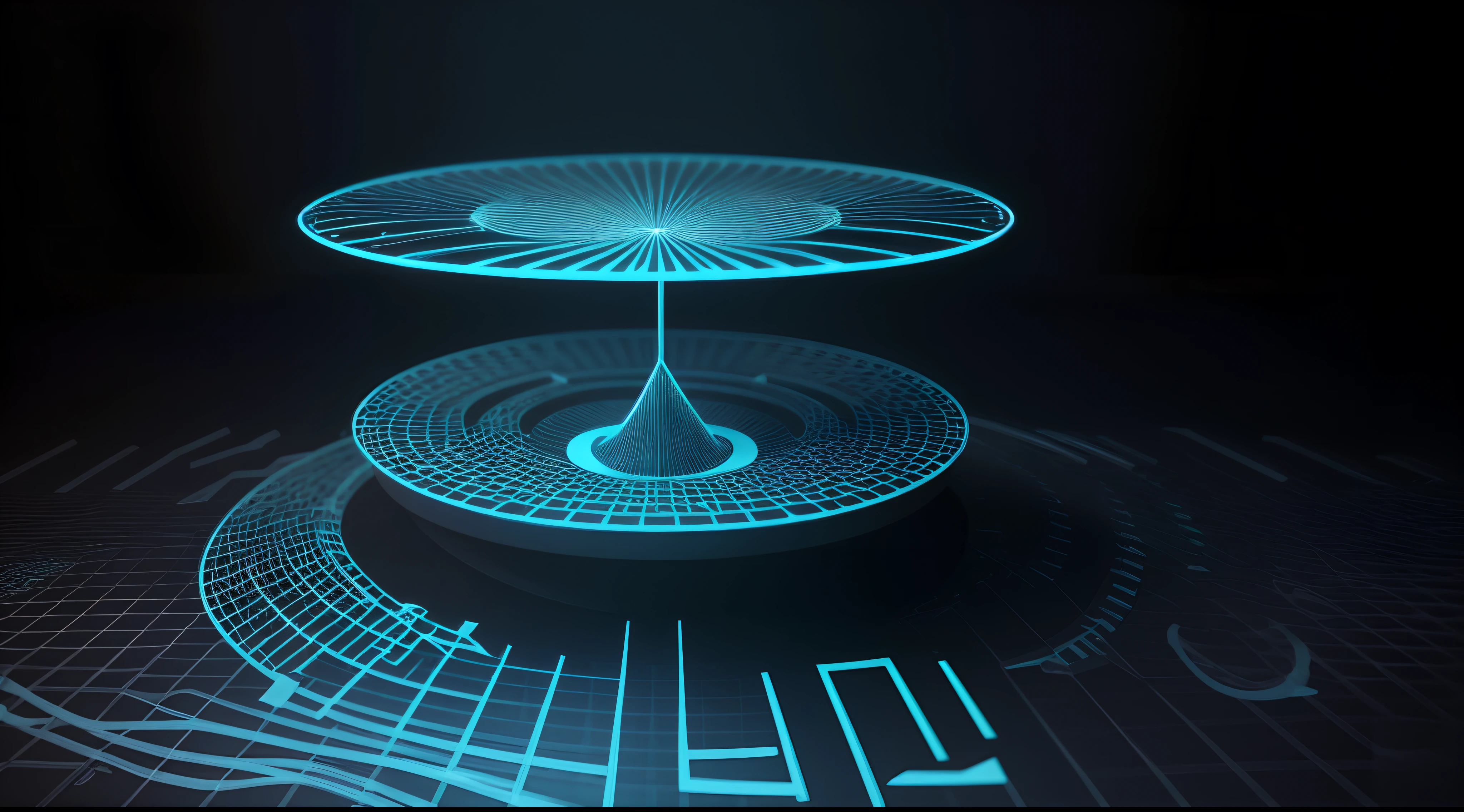 Engaging 3D visualization featuring stunning graphs、glinting