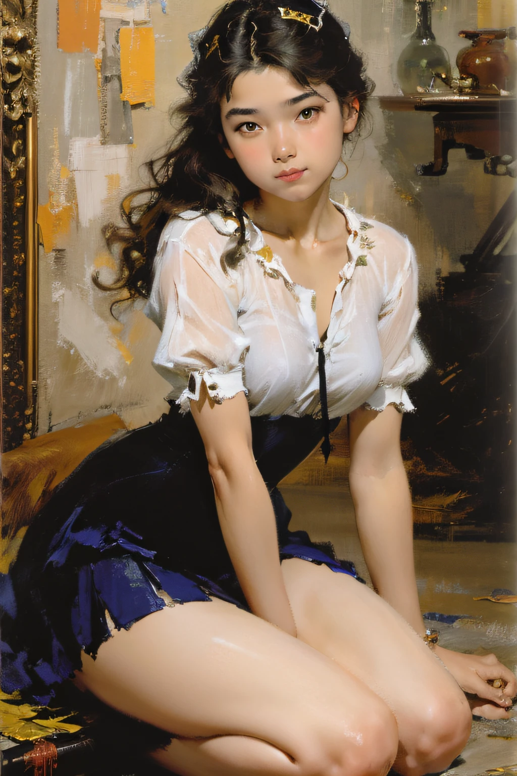 best qualtiy,tmasterpiece,超高分辨率,(fidelity:1.4)teens girl