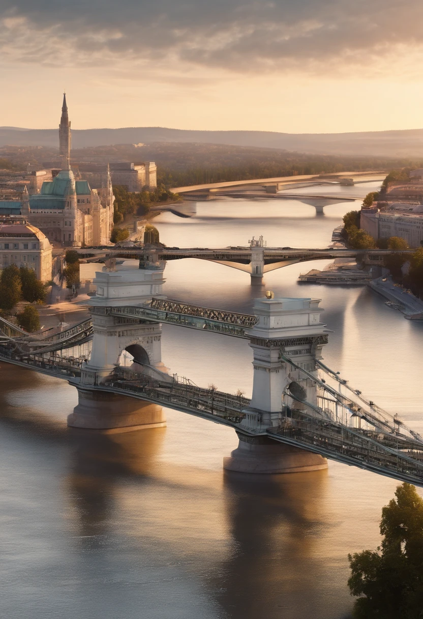 Budapest, River Bridge