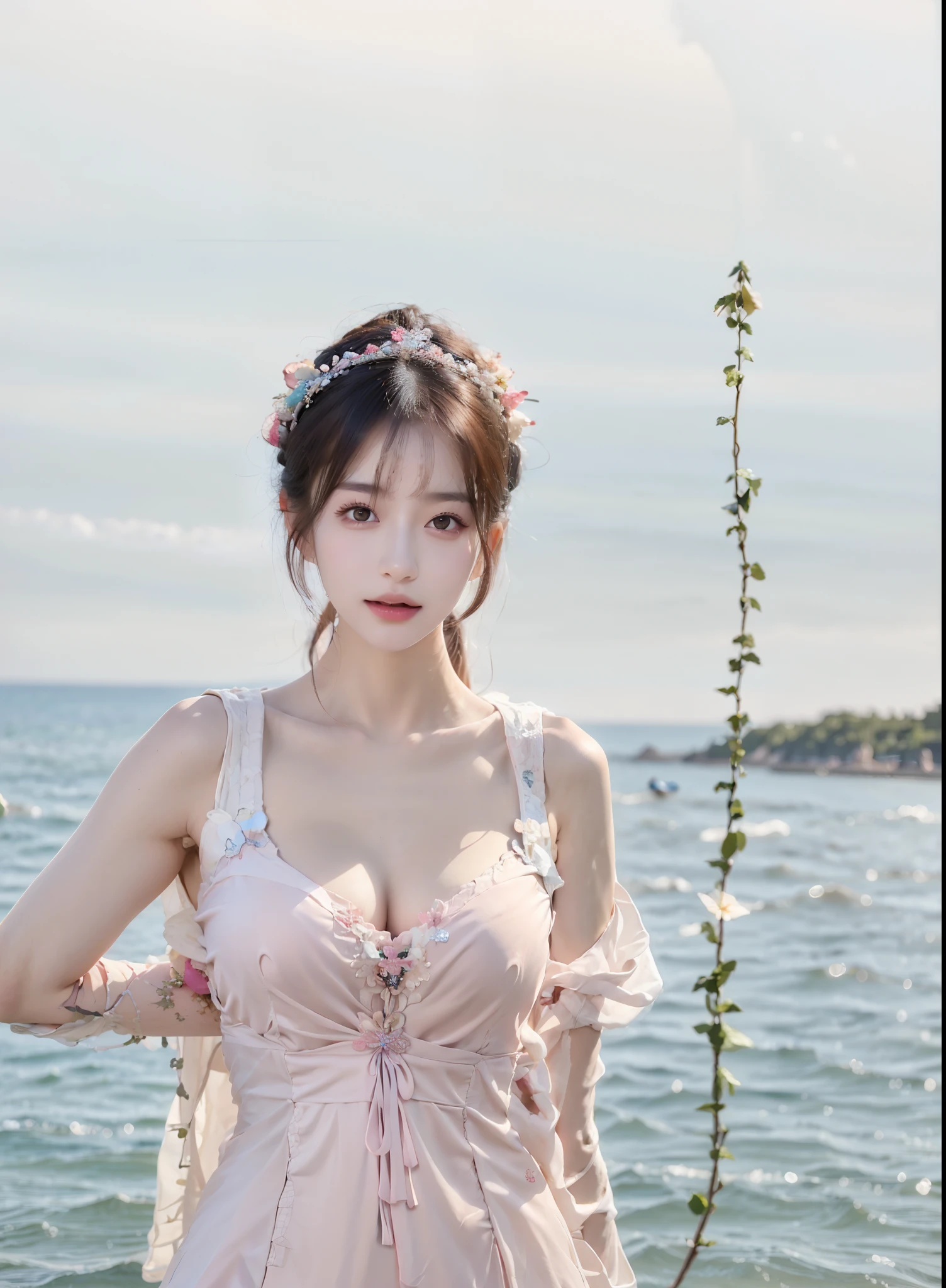 masterpiece, best quality, (realistic, photo-realistic:1.37), 8k, an extremely delicate and beautiful, amazing, finely detail, official art, absurdres, incredibly absurdres, huge filesize, ultra-detailed, extremely detailed, beautiful detailed girl, 1girl, (perfect female figure), full body, middle breasts,