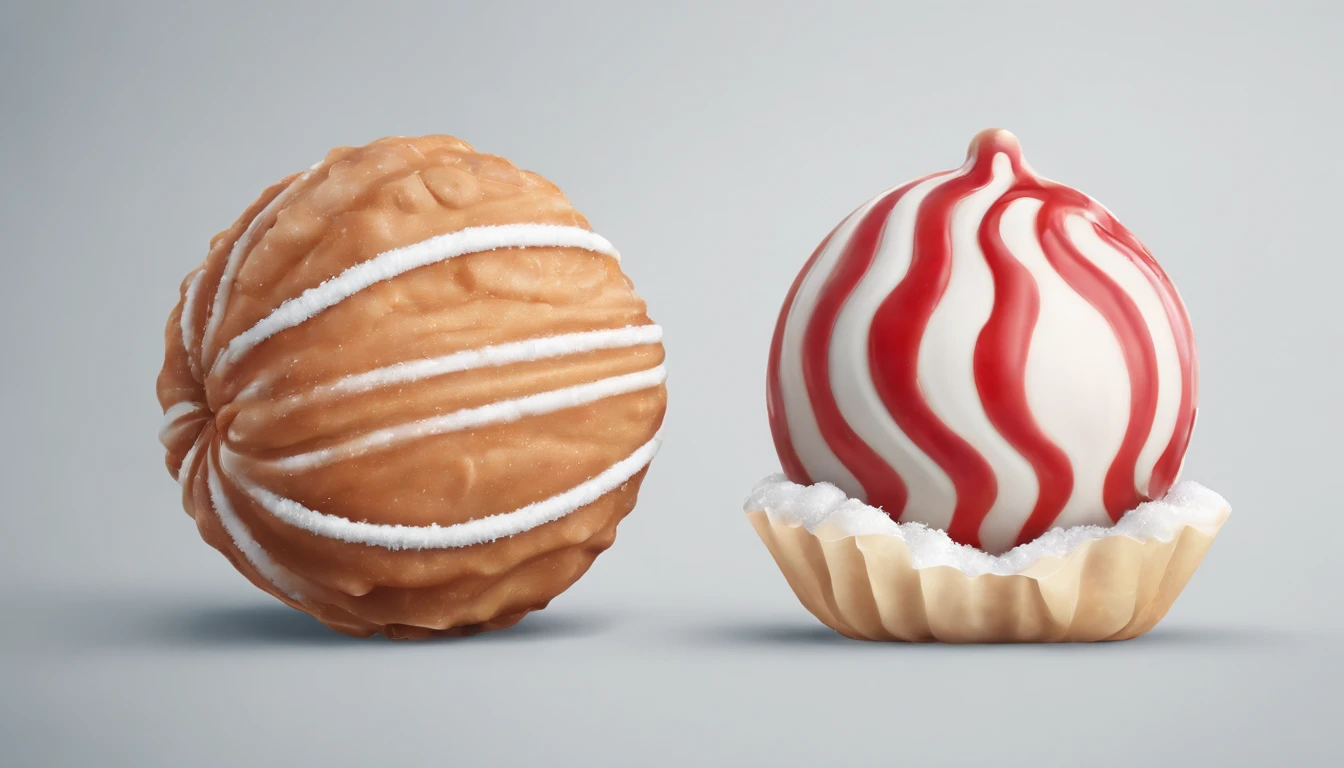 3D vector set of Christmas icons in the style of Ateigailan, Combine realistic and fantastical elements, Realistic and highly detailed rendering of Candy Core, low poly, Soft muted color palette, Watercolor separation type on white background