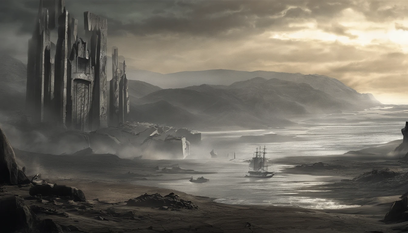 The Ten Commandments of Moses,Exodus,The ocean cracks