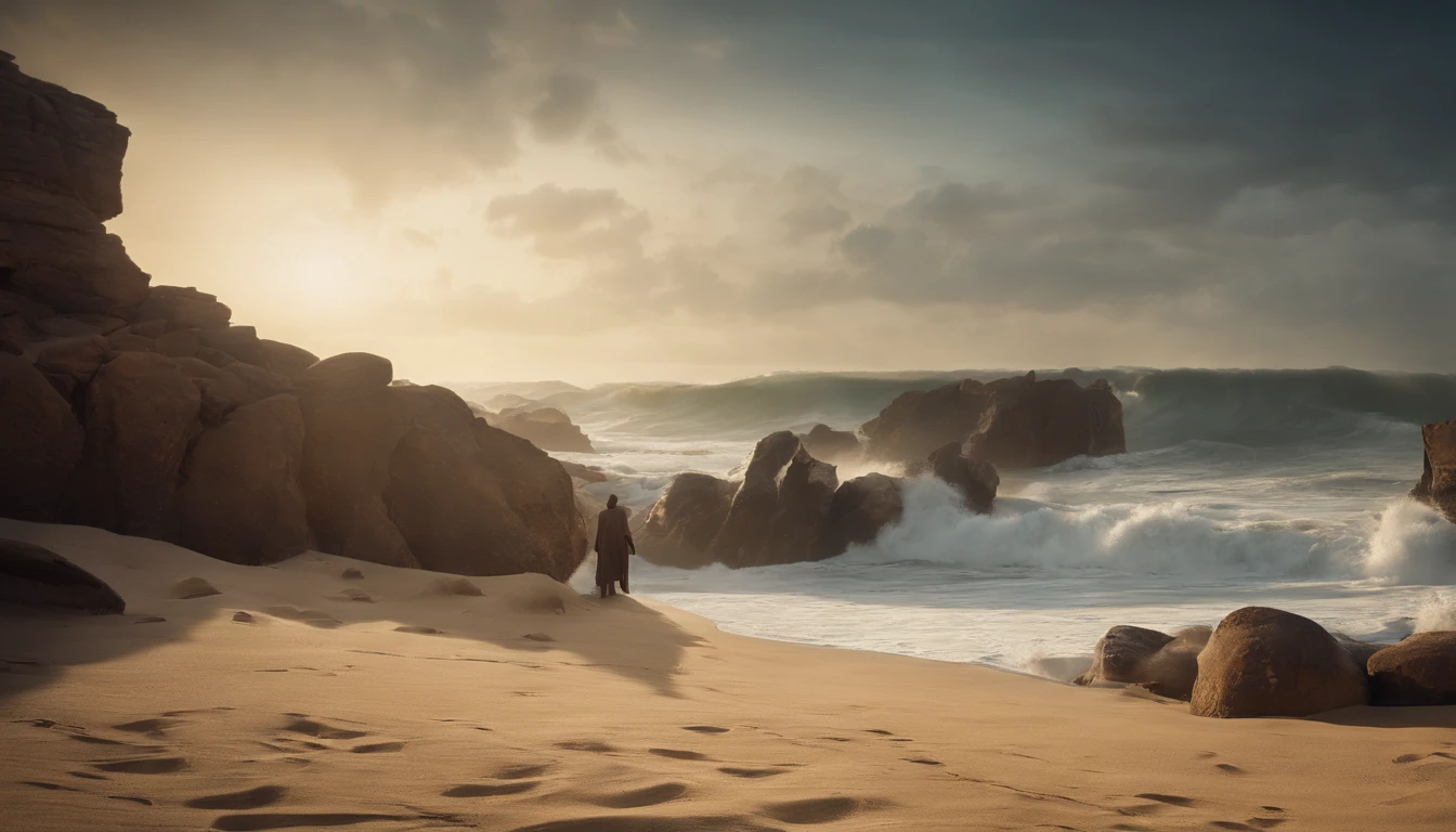 The Ten Commandments of Moses,Exodus,The ocean cracks